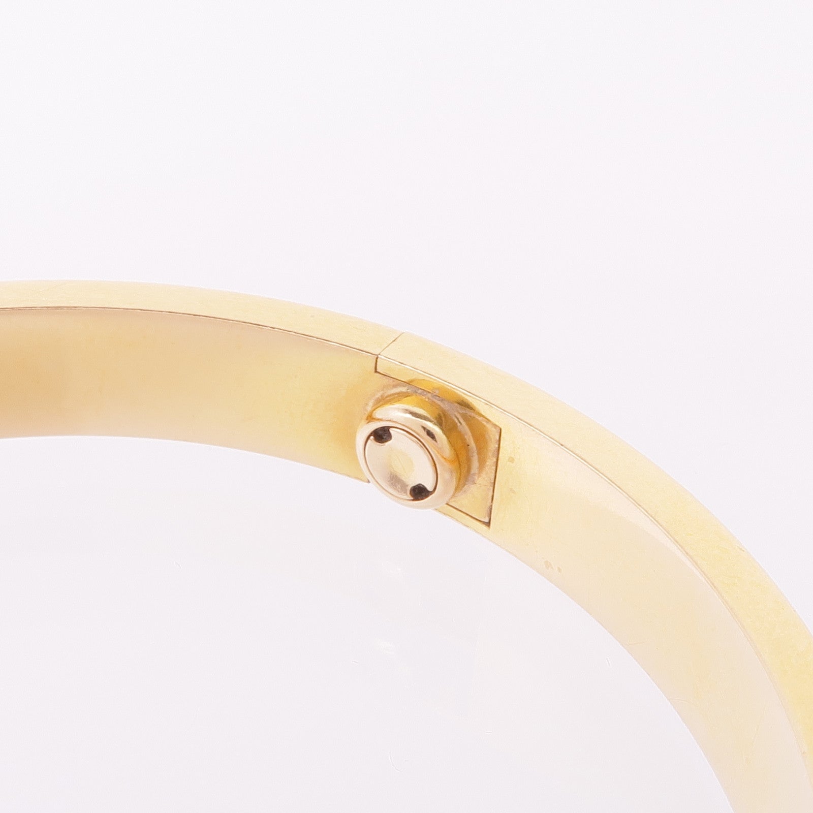 CARTIER 18K黃金Love Bracelet手鐲Cartier#17