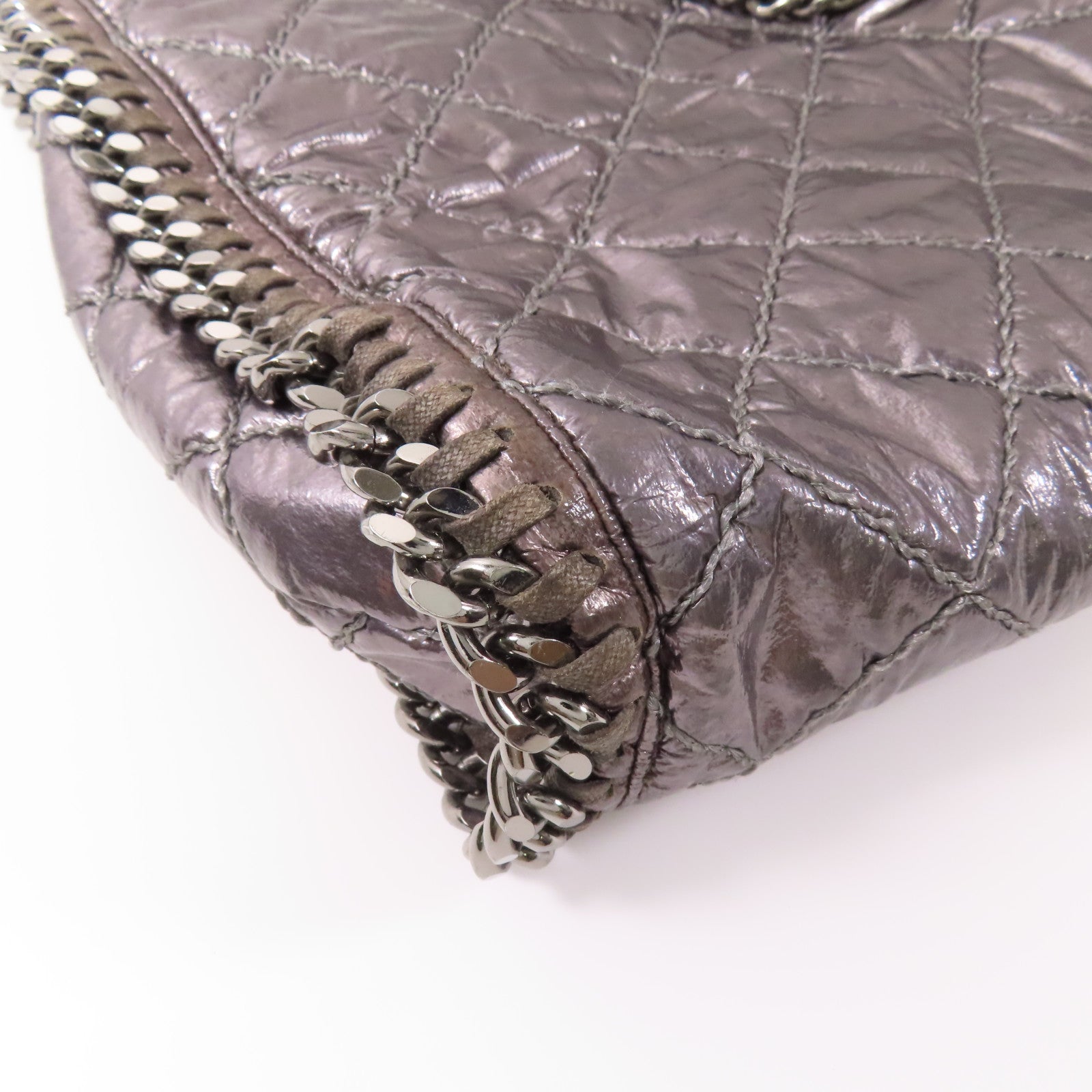 SELECTION 皮革Stella McCartney銀扣鏈帶肩背袋