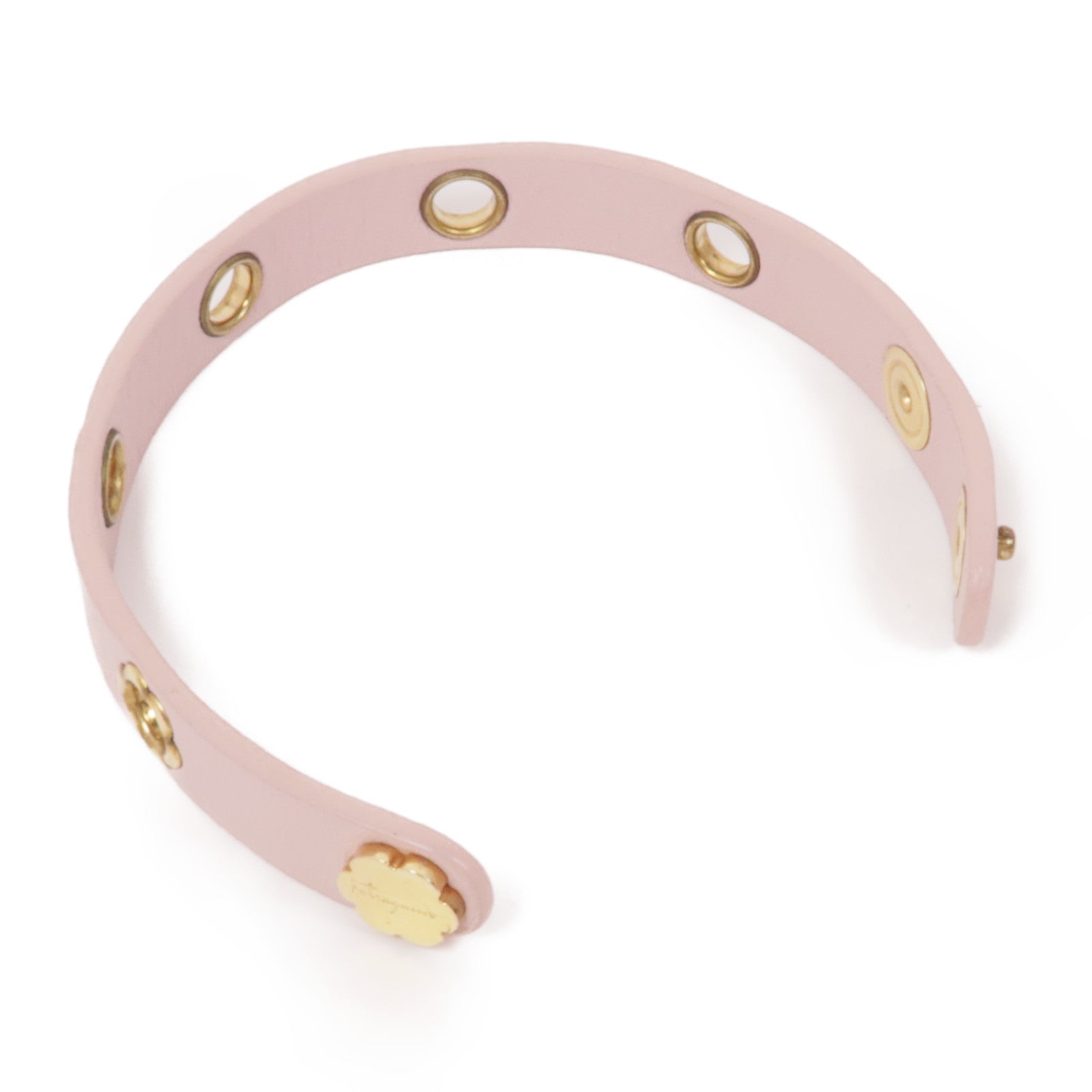 Salvatore Ferragamo 皮革/金屬Bracelet手鐲