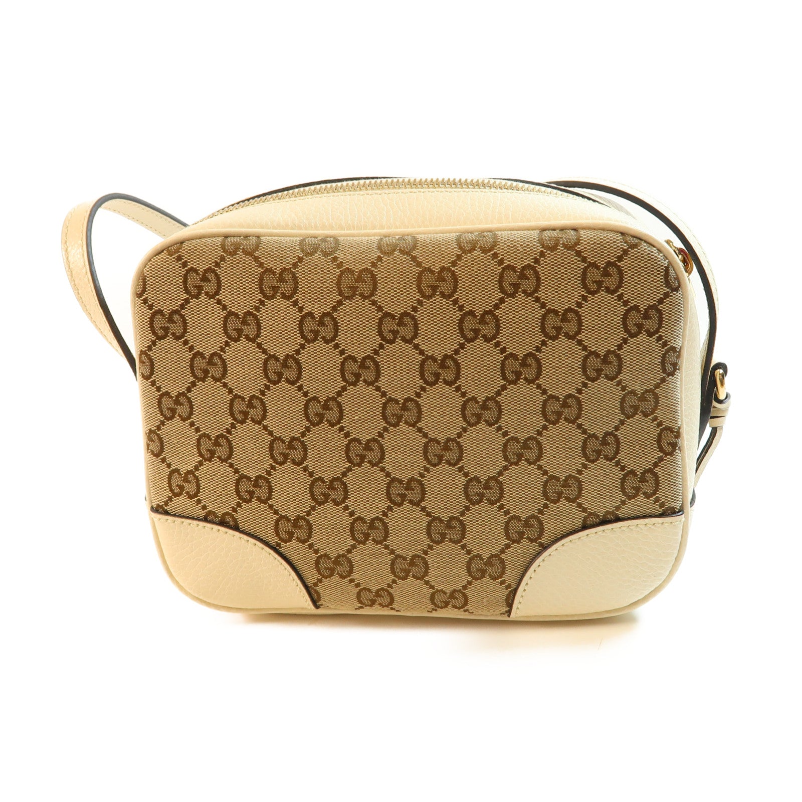 GUCCI 帆布Shoulder Bag金扣肩背袋
