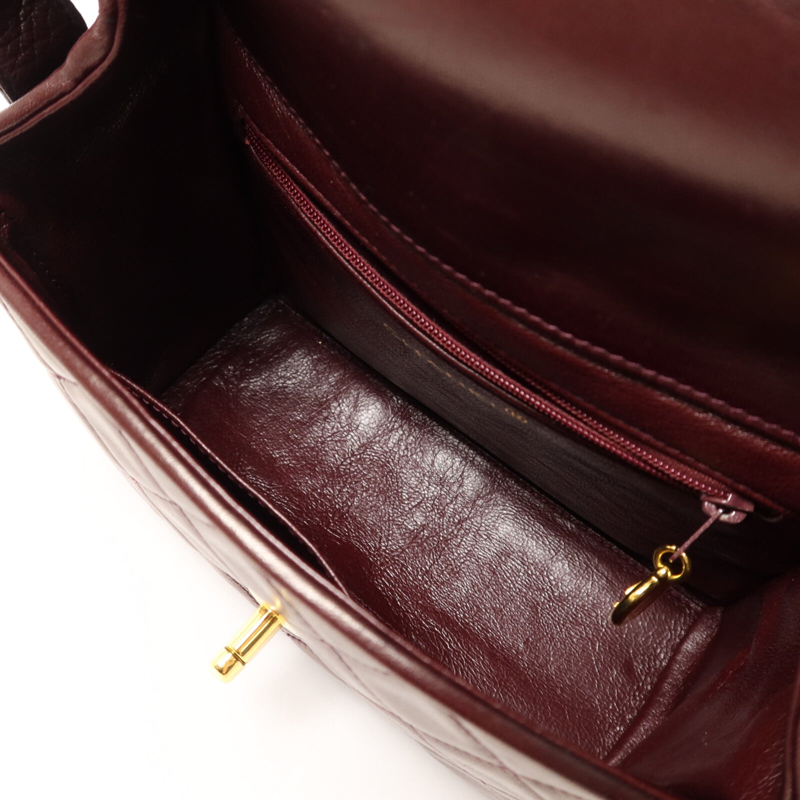CHANEL 羊皮皮革Vintage Shoulder Bag金扣肩背袋