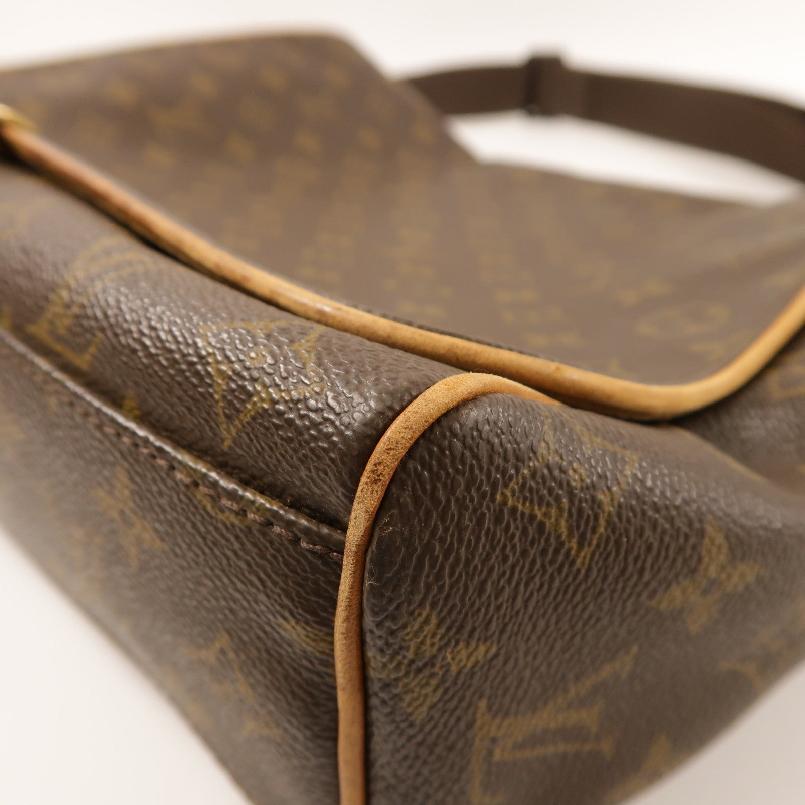 LOUIS VUITTON 【激減優惠】Monogram Abbesses金扣肩背袋棕色