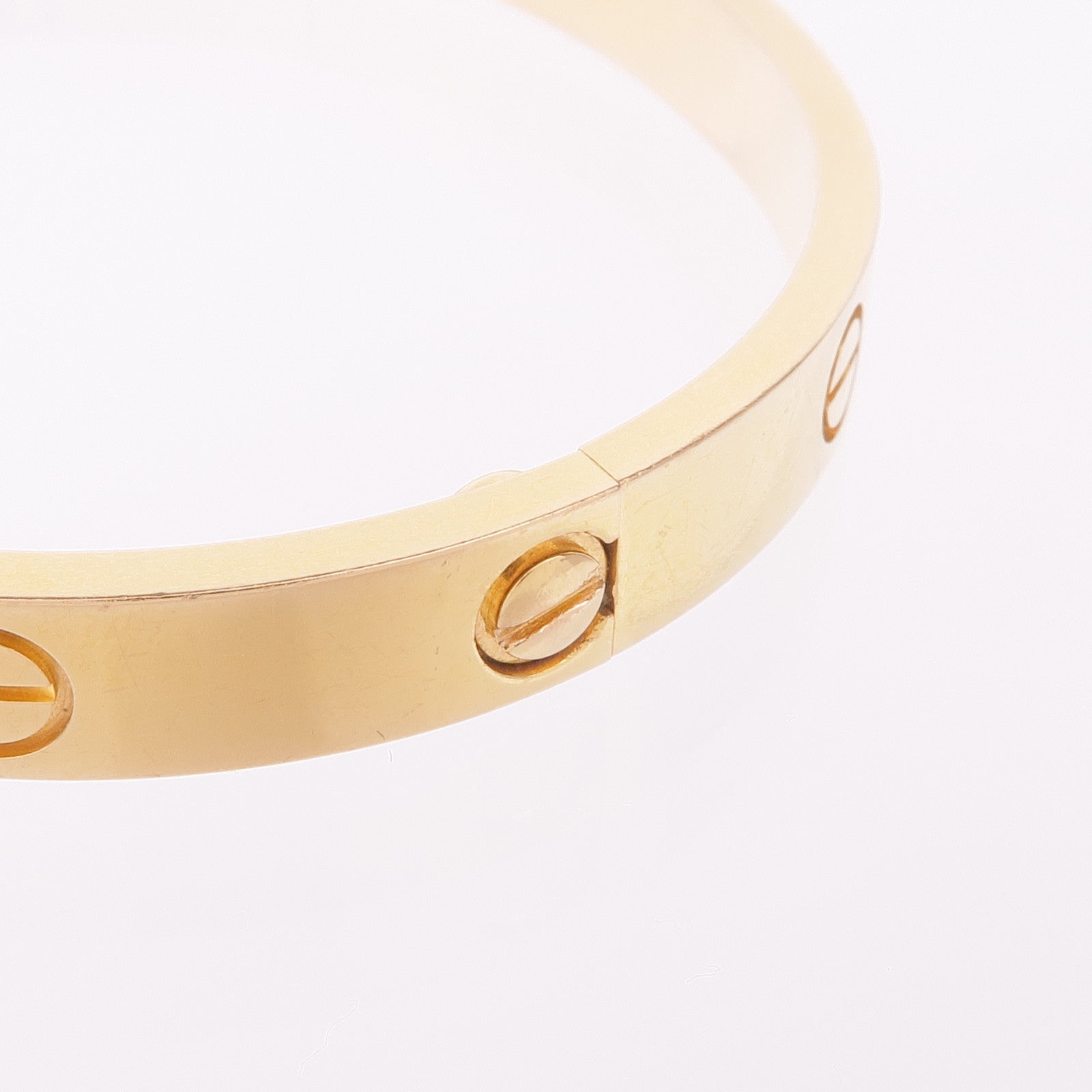 CARTIER 18K黃金Love Bracelet手鐲Cartier#17