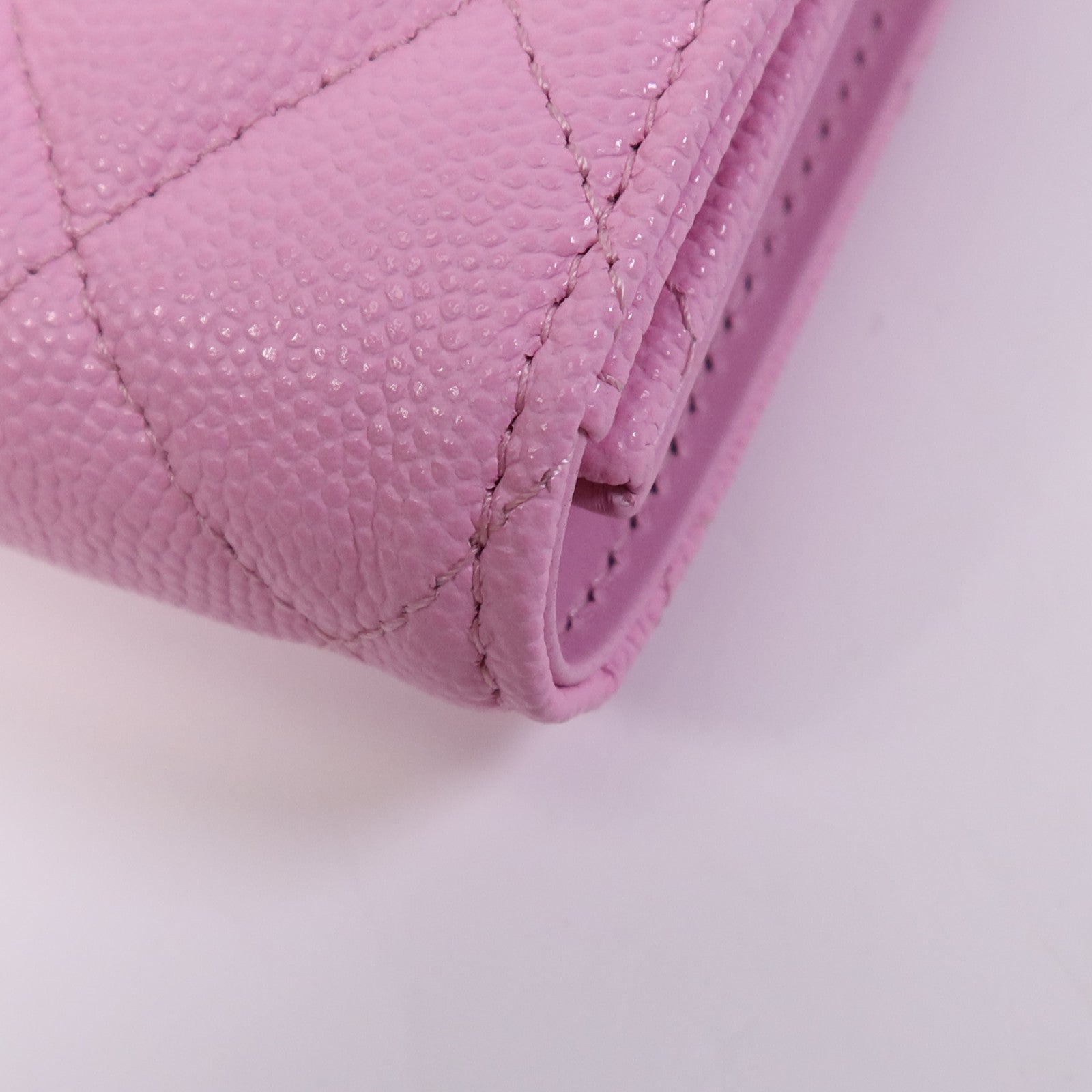 CHANEL 牛皮皮革Classic Small Flap Wallet金扣錢包