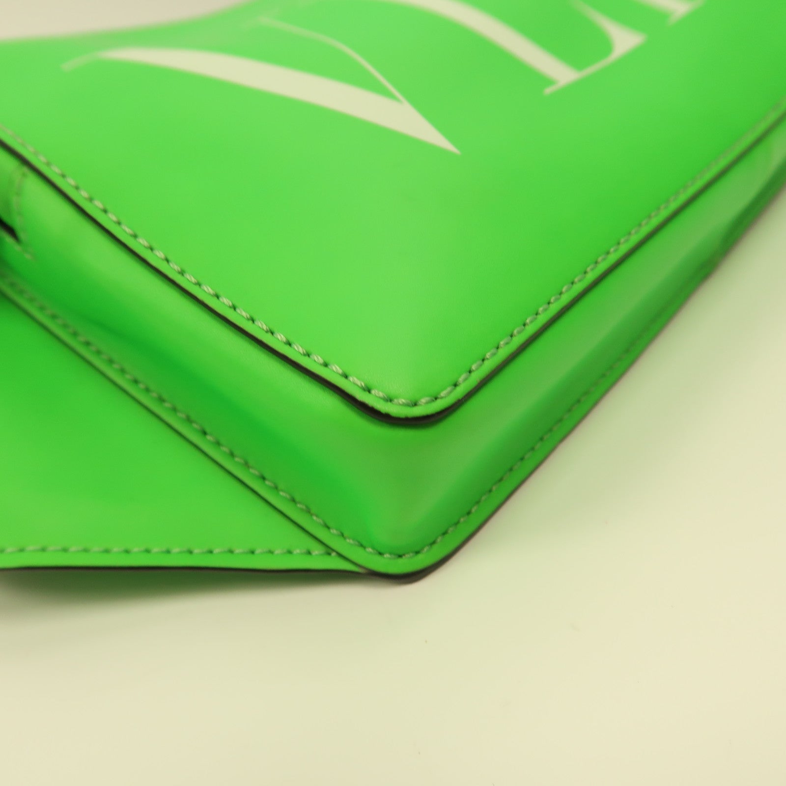 Valentino SHW Garavani VLN Waist Bag Calfskin Leather Green