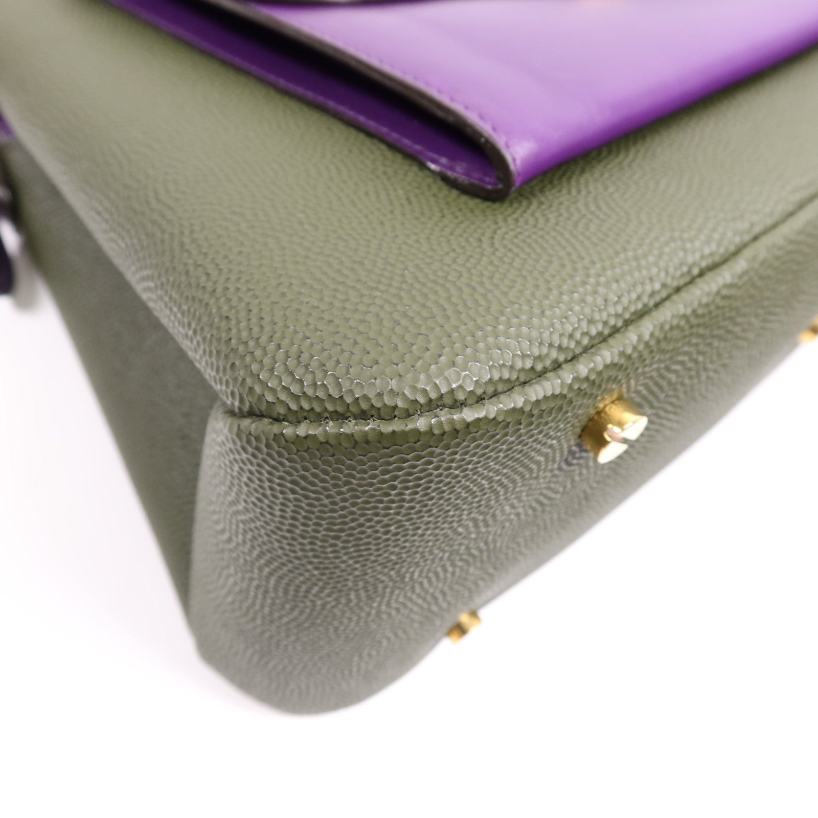 BALLY 牛皮皮革2 Way Shoulder Bag金扣手挽肩背兩用袋