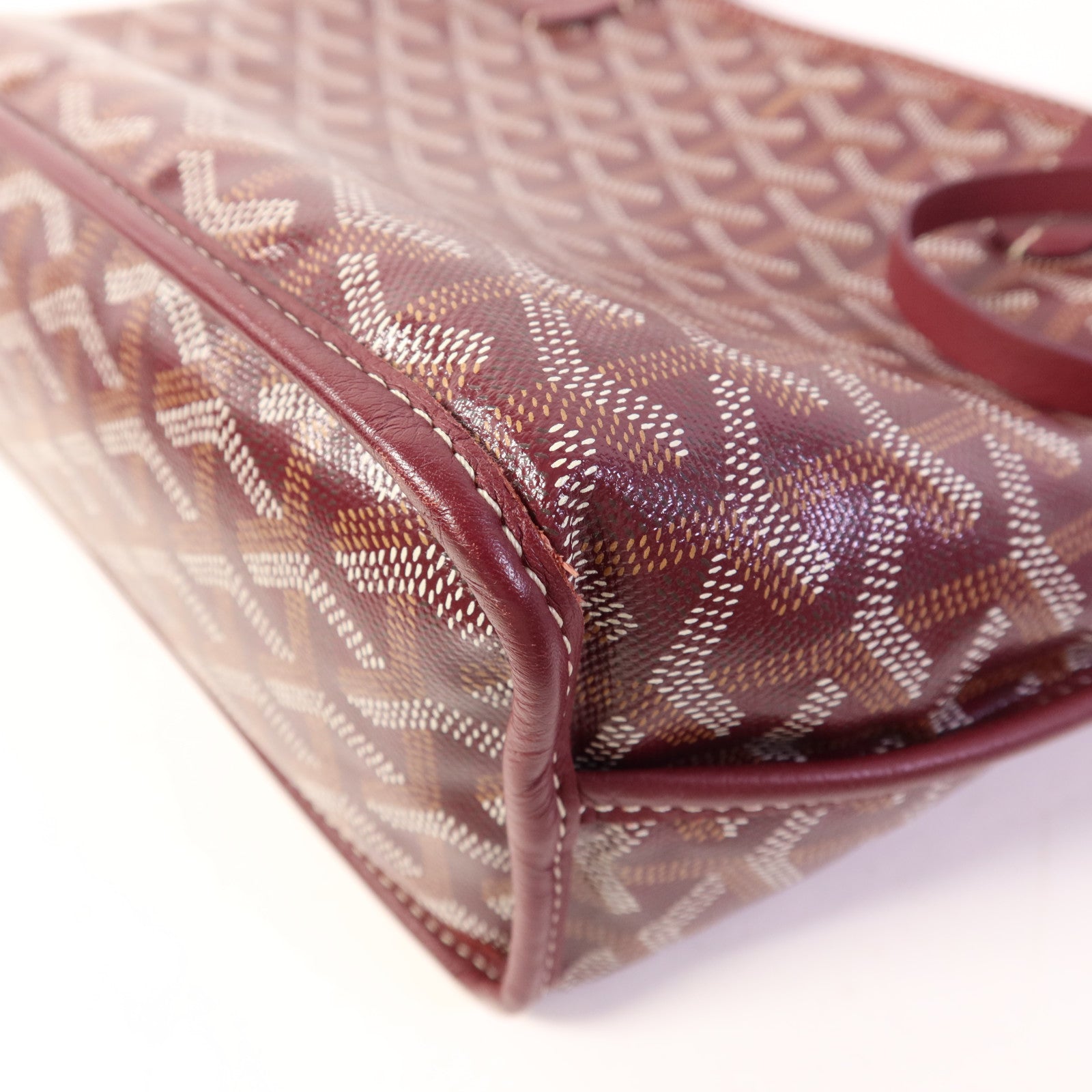 GOYARD 塗層帆布Mini Anjou Tote Bag銀扣手挽袋