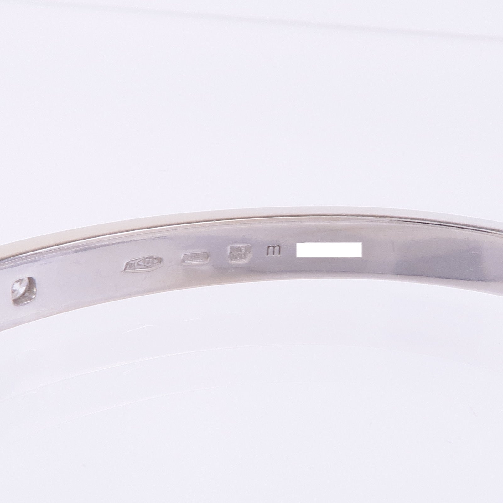 BVLGARI 18K白金Bvlgari Bvlgari Double Logo Bracelet鑽石手鐲
