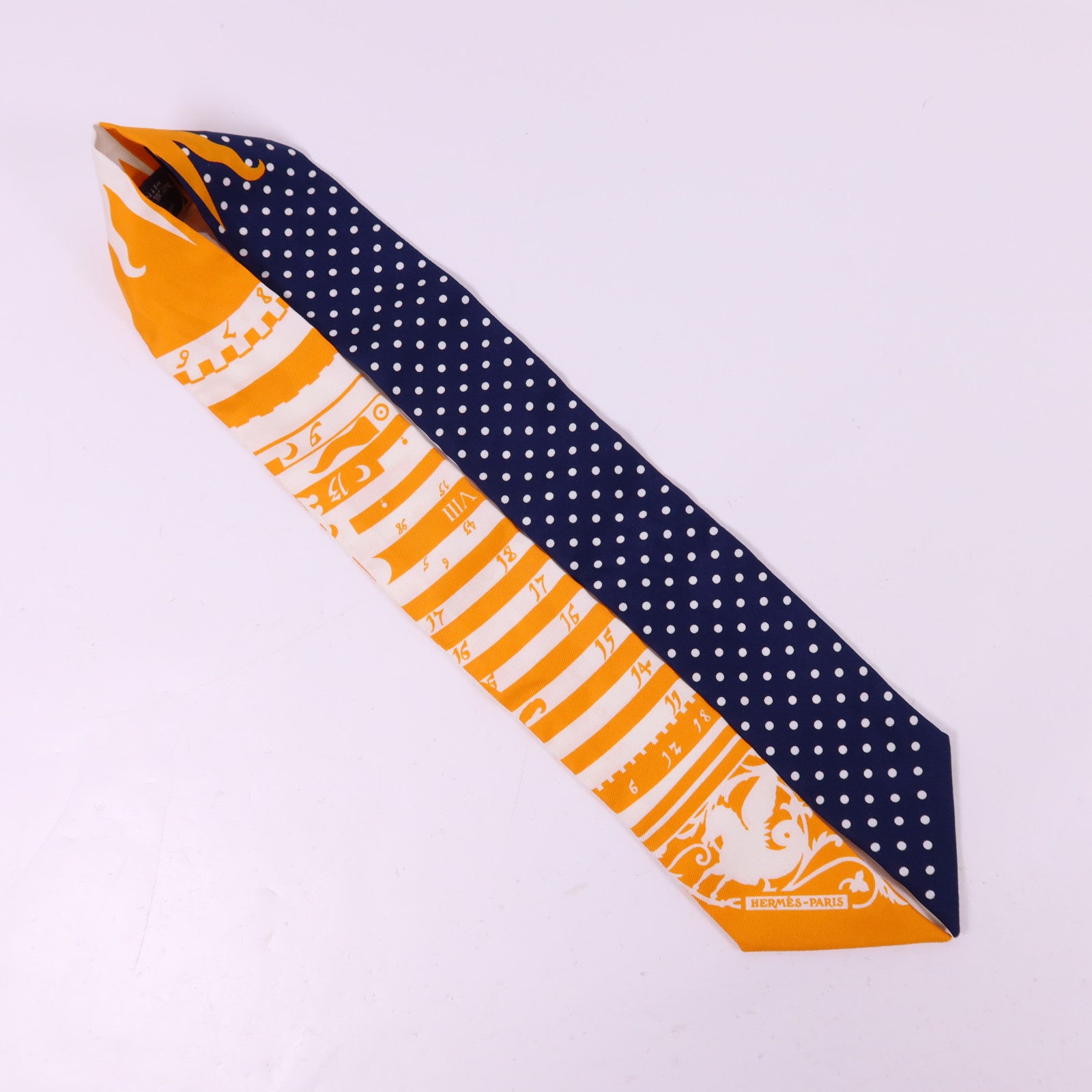 HERMES 絲質Twilly絲巾