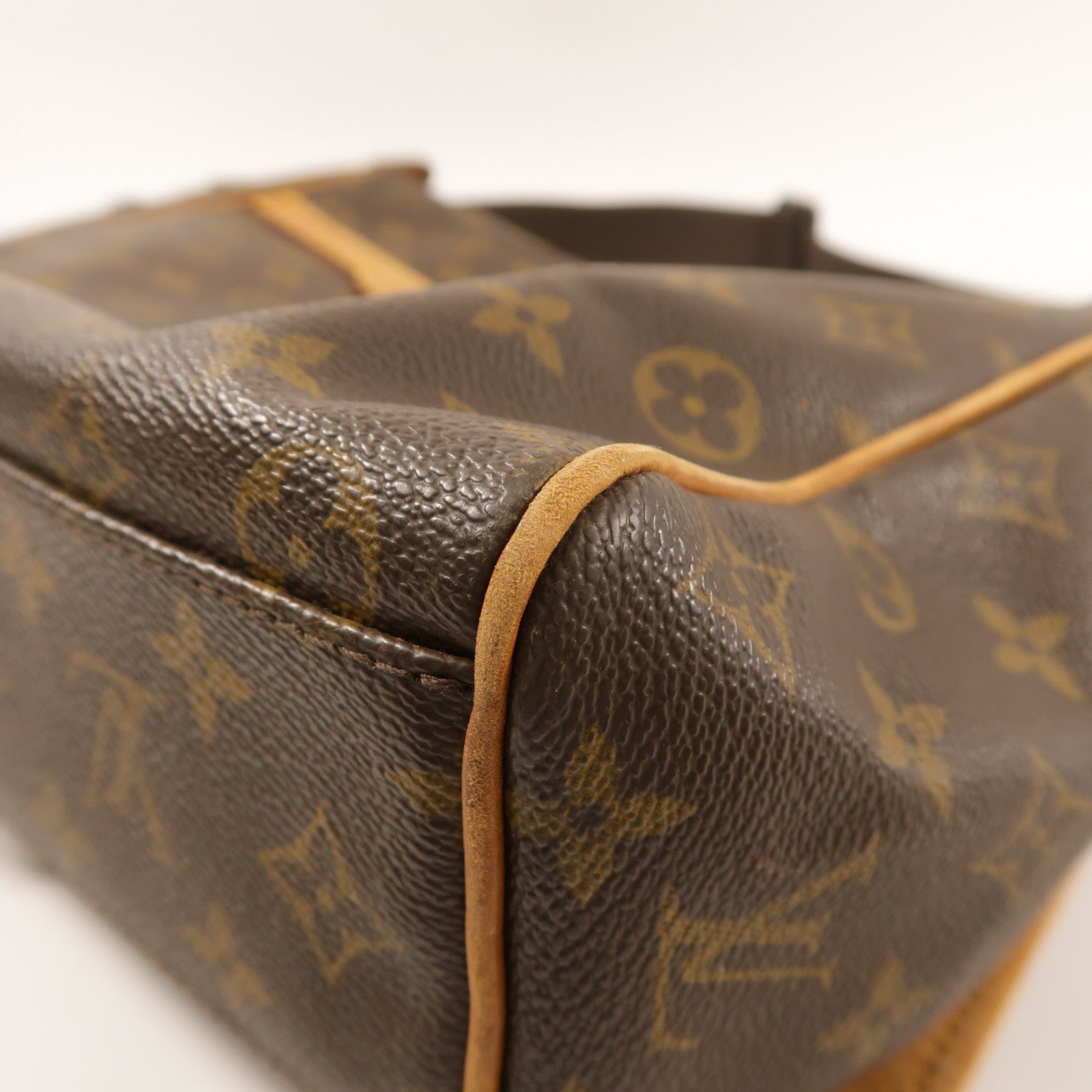 LOUIS VUITTON 【激減優惠】Monogram Abbesses金扣肩背袋棕色
