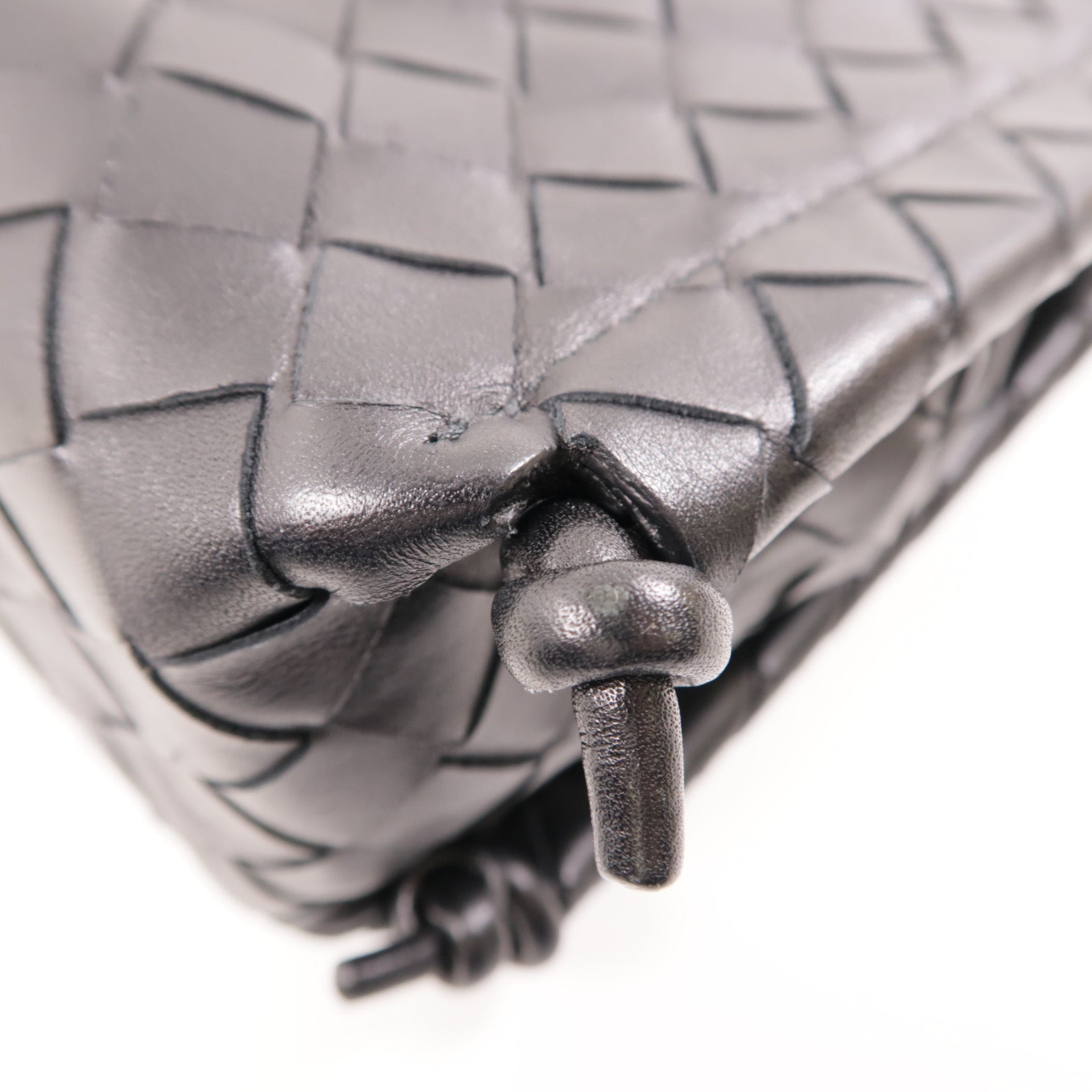 BOTTEGA VENETA BV Shoulder Bag Calfskin Leather Black