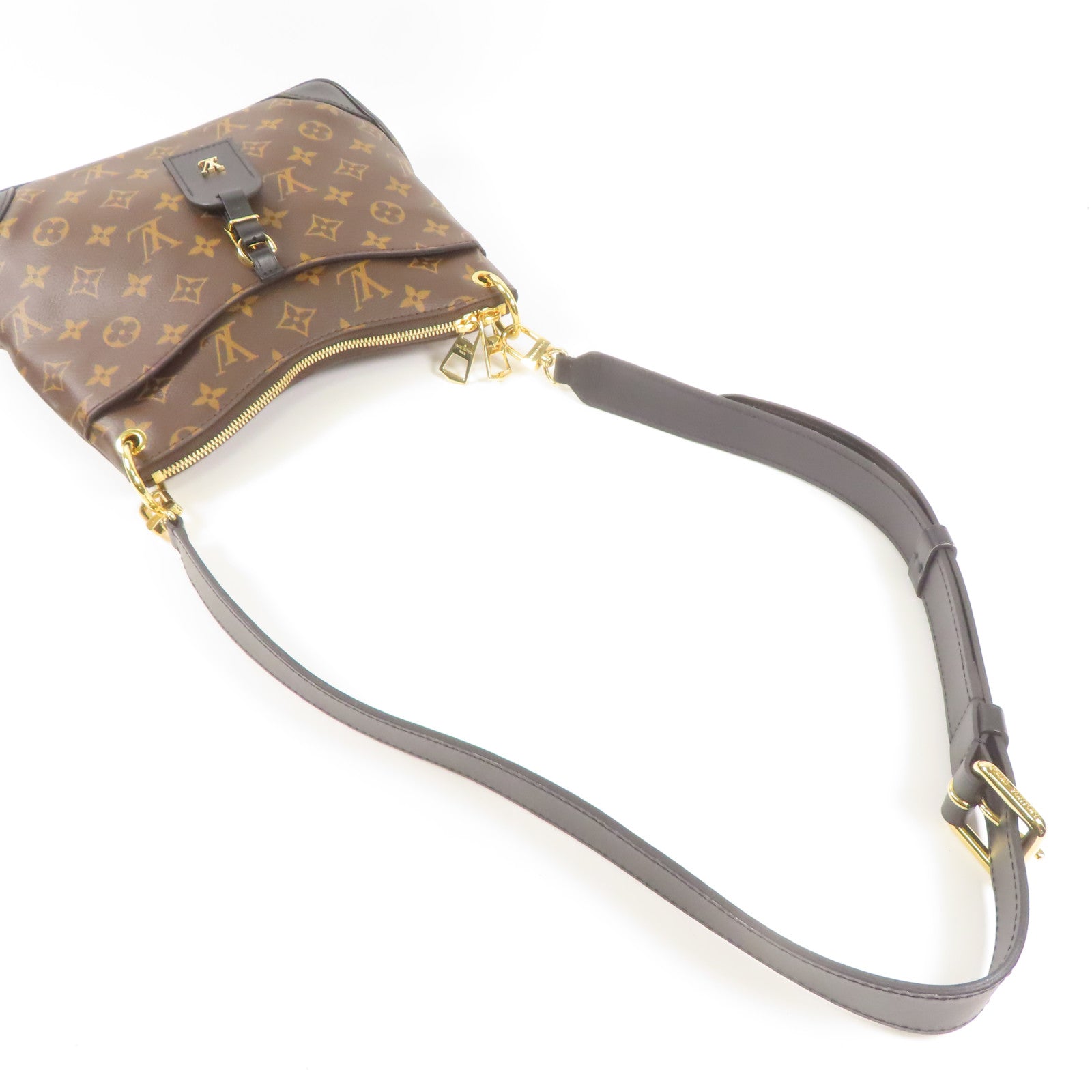 LOUIS VUITTON Monogram Odeon金扣肩背袋