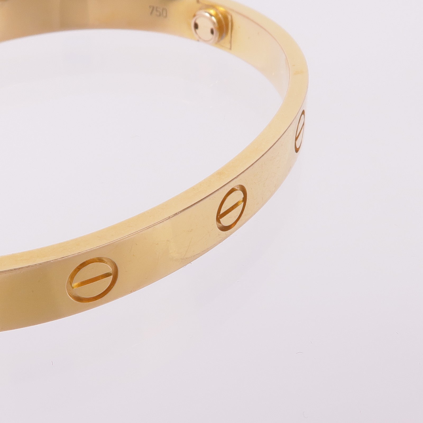 CARTIER 18K黃金Love Bracelet手鐲Cartier#17