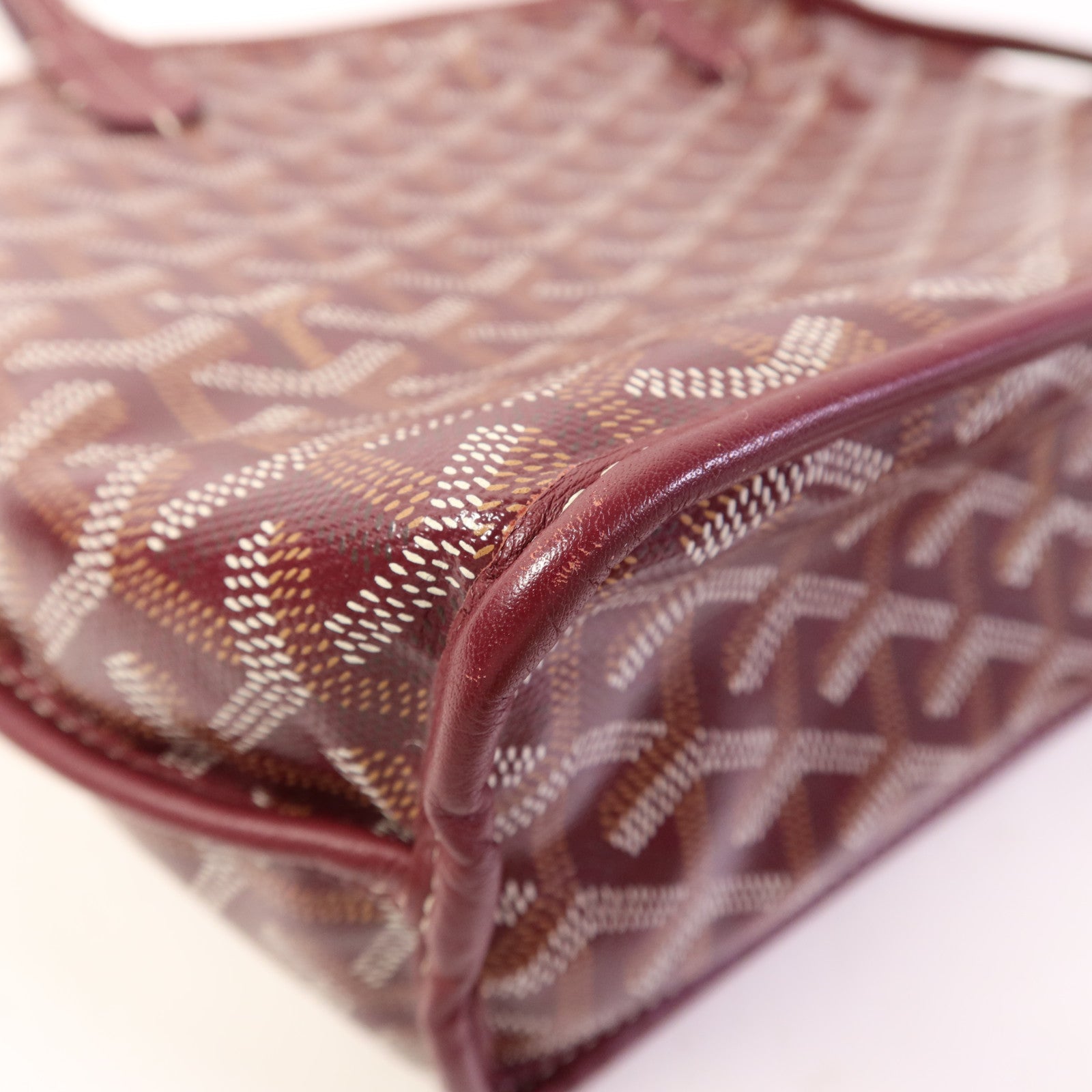 GOYARD 塗層帆布Mini Anjou Tote Bag銀扣手挽袋