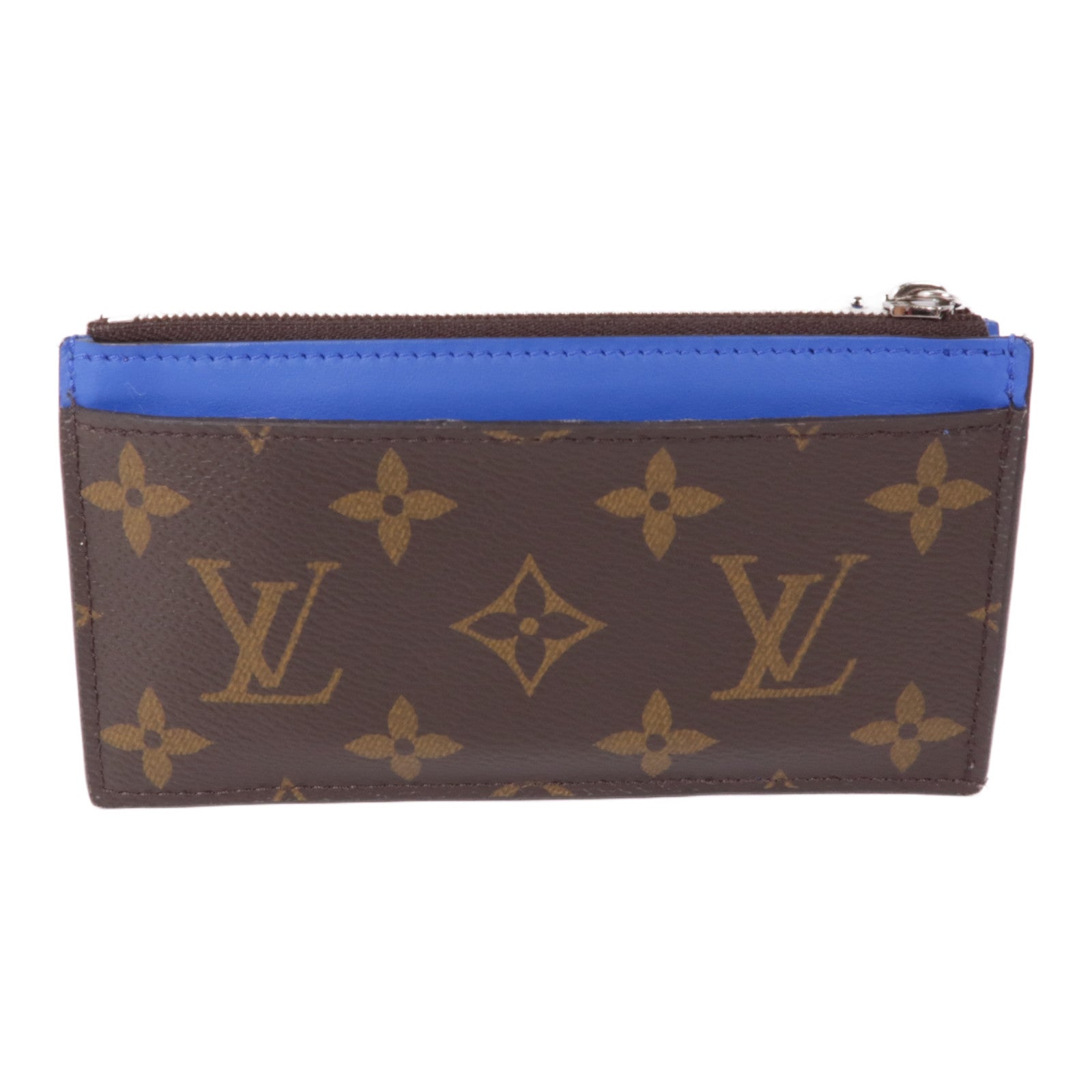 LOUIS VUITTON Monogram Coin Card Case銀扣零錢包