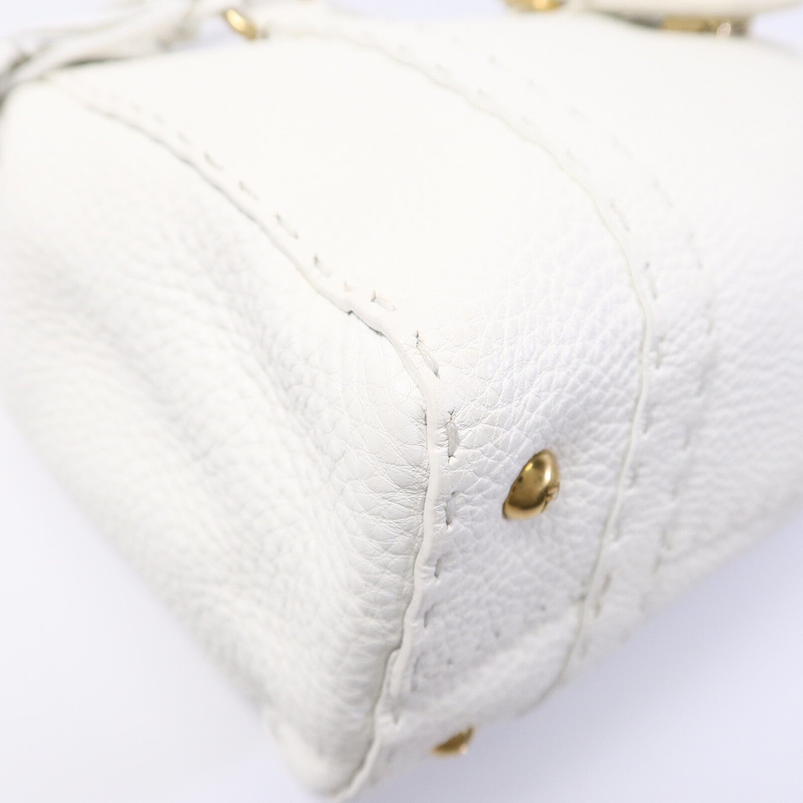FENDI 牛皮皮革Selleria Linda Bag手挽袋