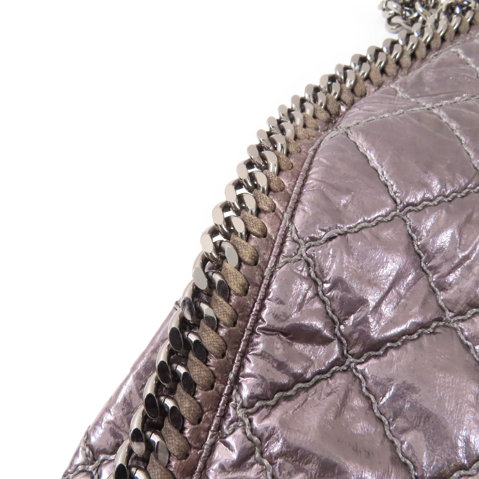 SELECTION 【激減優惠】皮革Stella McCartney銀扣鏈帶肩背袋