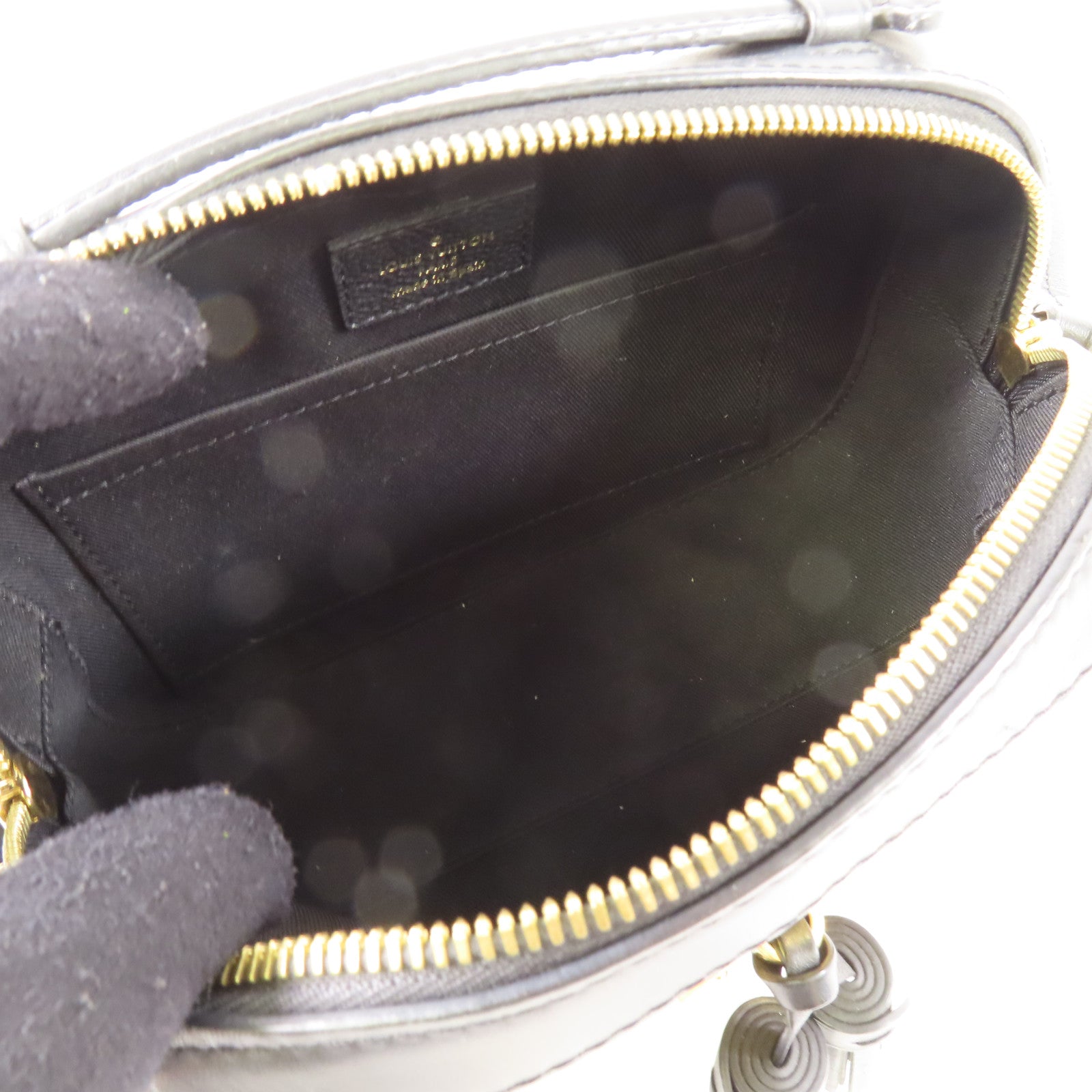 LOUIS VUITTON LV GHW Saintonge Shoulder Bag M43555 Monogram Brown/Black