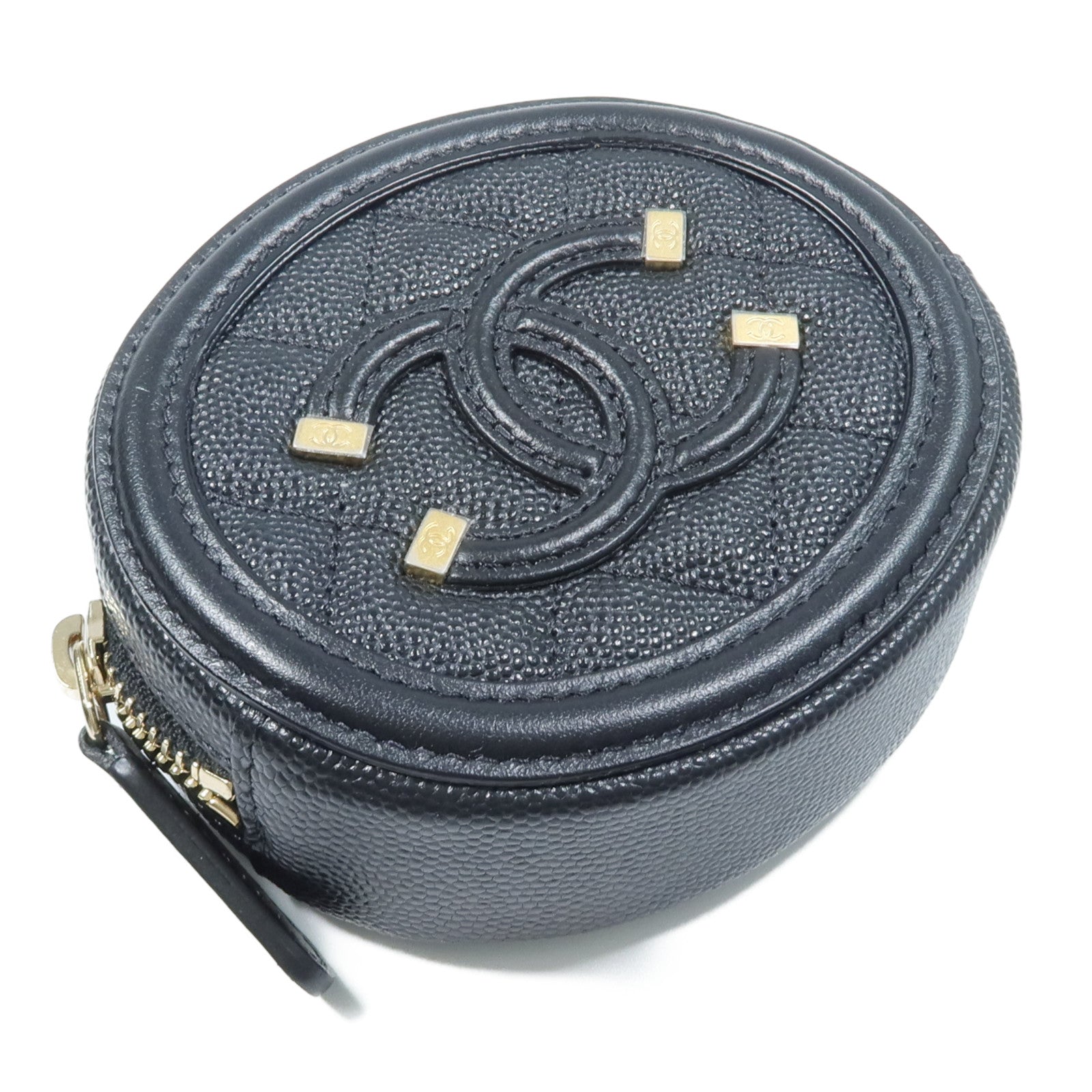 CHANEL 牛皮皮革Coin Case零錢包