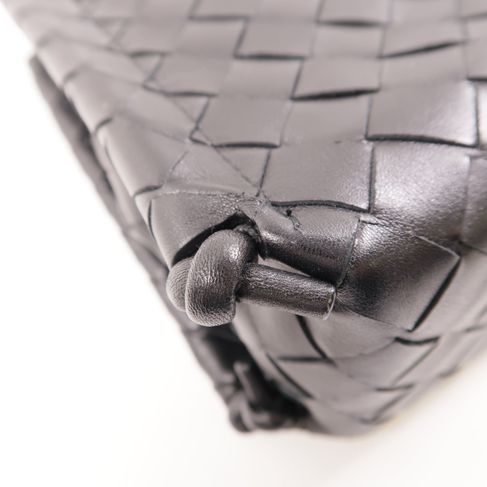 BOTTEGA VENETA BV Shoulder Bag Calfskin Leather Black