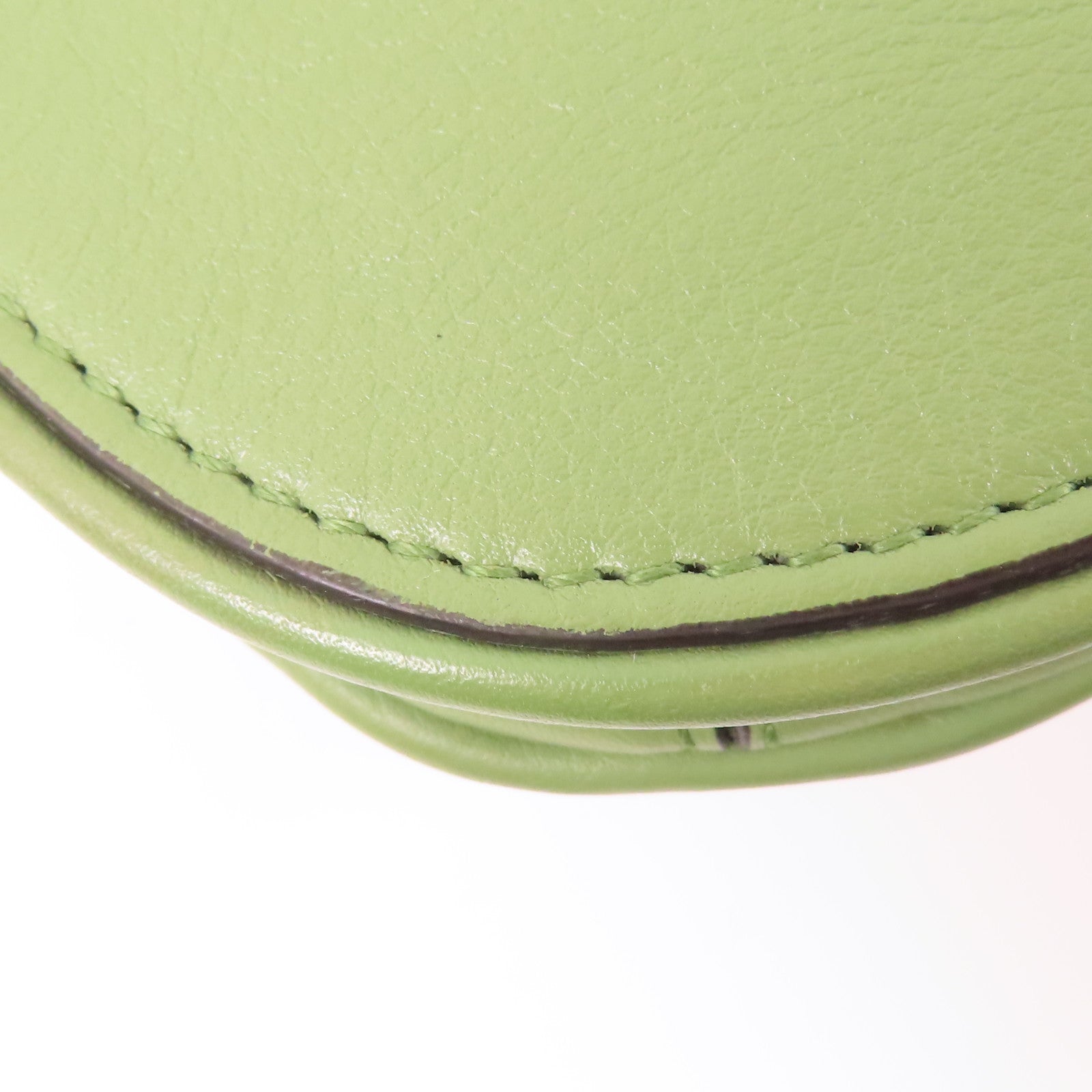 GUCCI GG GHW Blondie 2 Way Shoulder Bag Handbag 721172 Leather Green