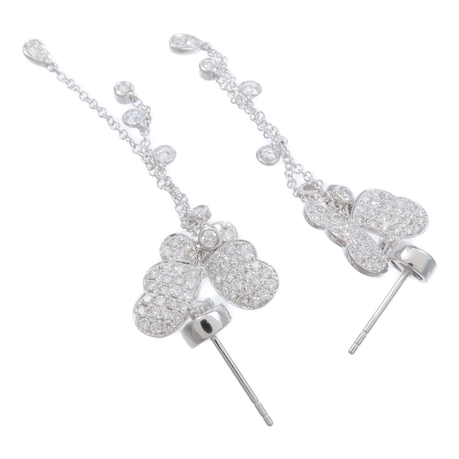 JEWELRY 18K白金Diamond Earrings鑽石耳環