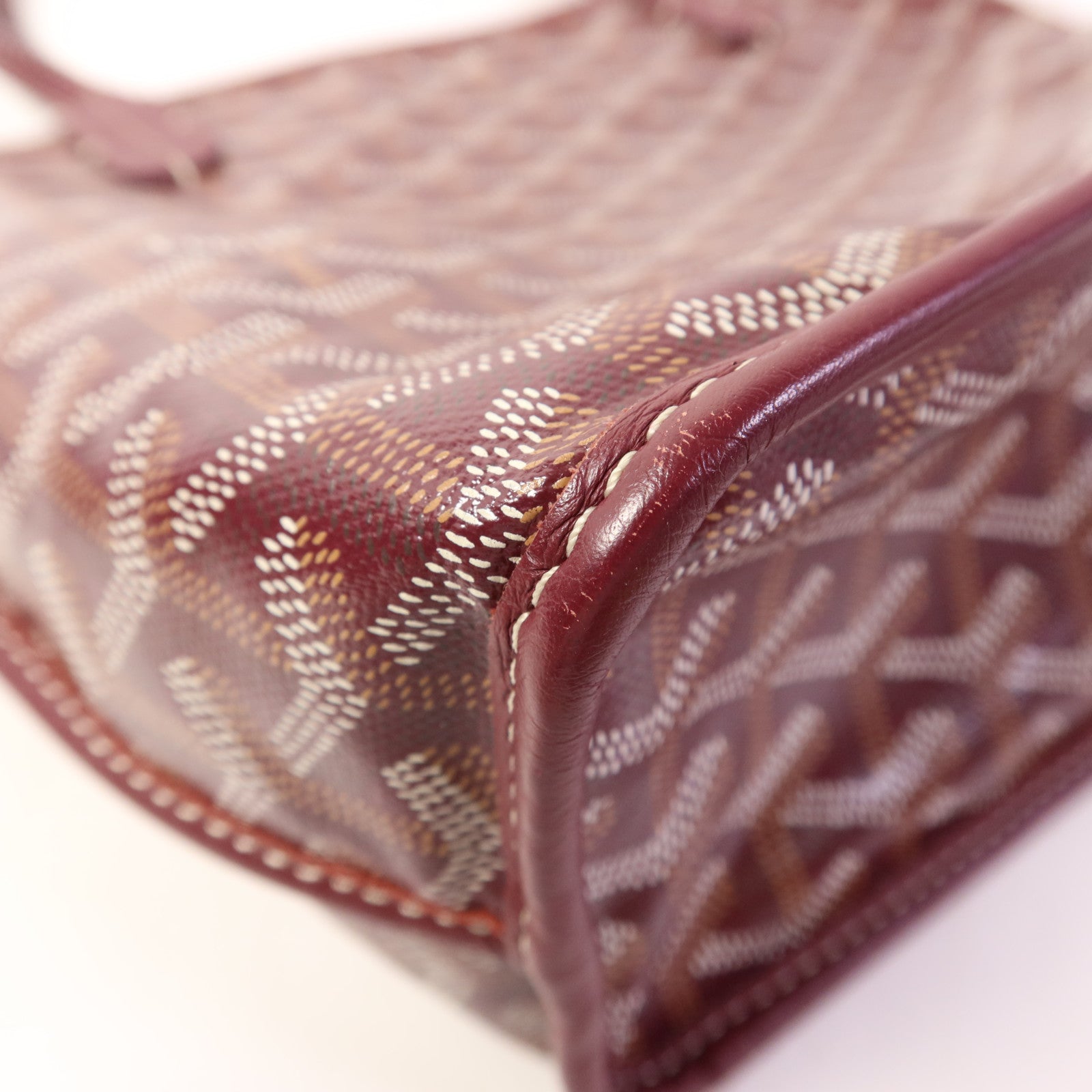 GOYARD 塗層帆布Mini Anjou Tote Bag銀扣手挽袋