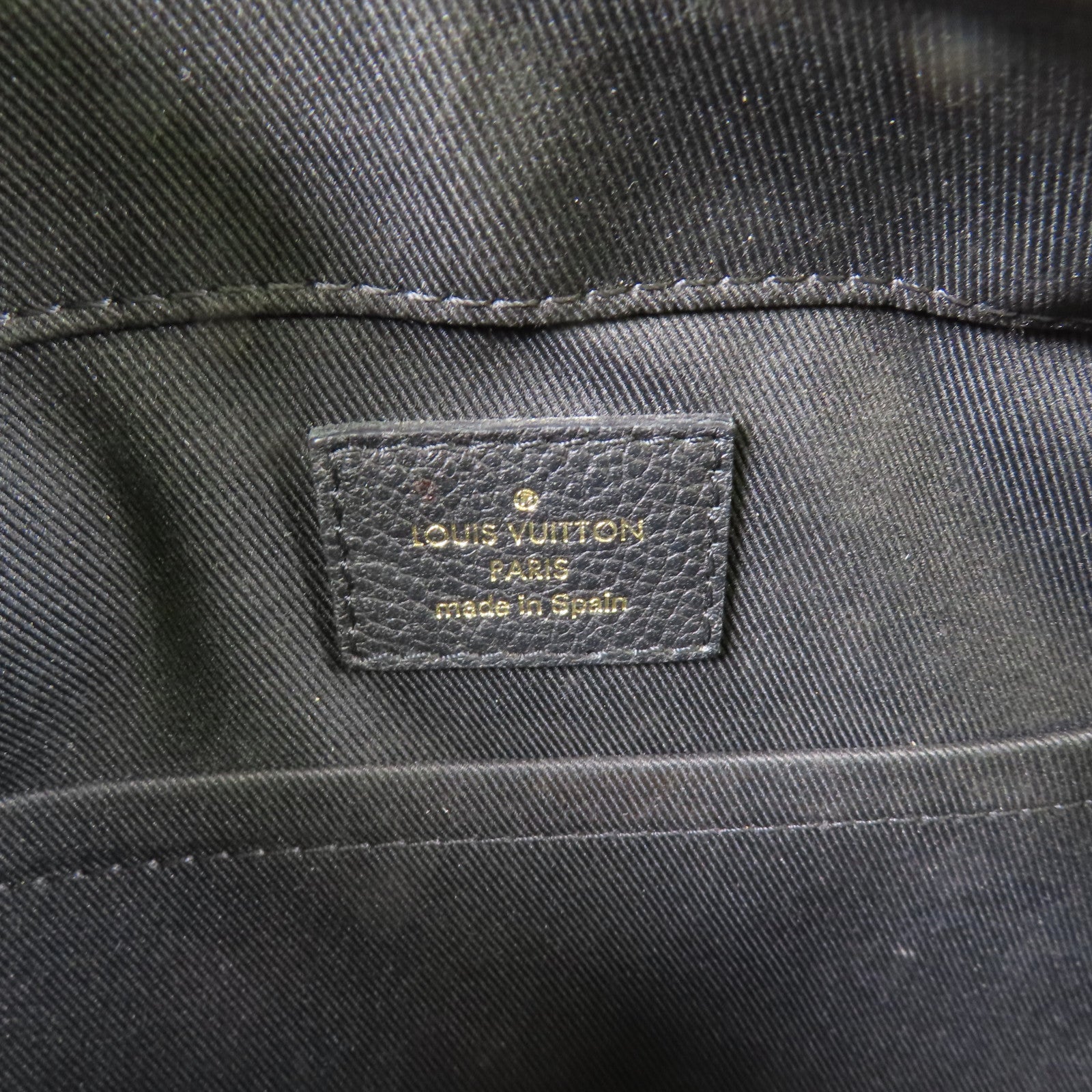 LOUIS VUITTON LV GHW Saintonge Shoulder Bag M43555 Monogram Brown/Black