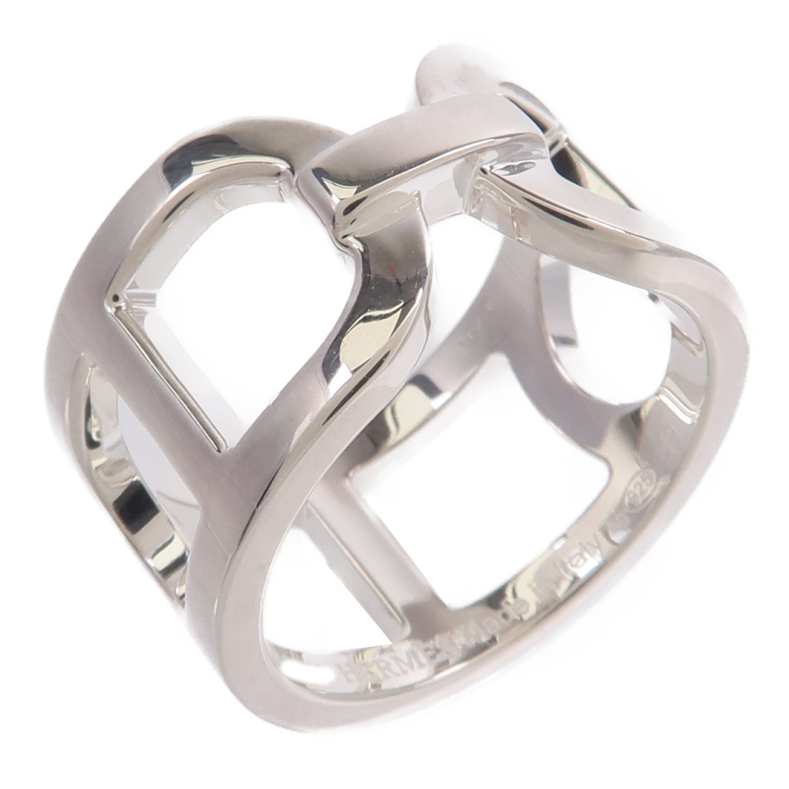 HERMES 925純銀Ever Chaine d'Ancre Ring戒指