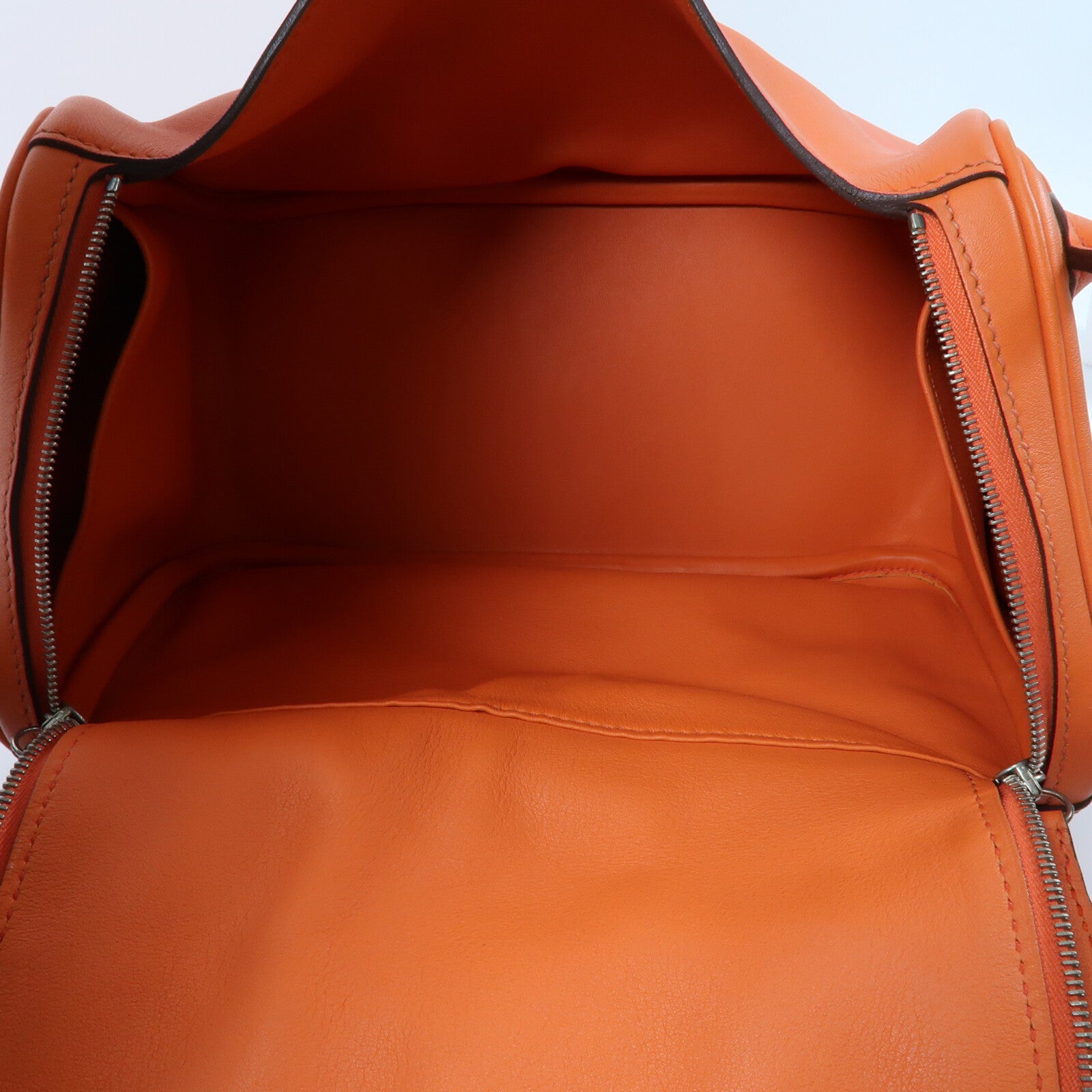 HERMES Swift皮革Lindy 26手挽肩背兩用袋Orange