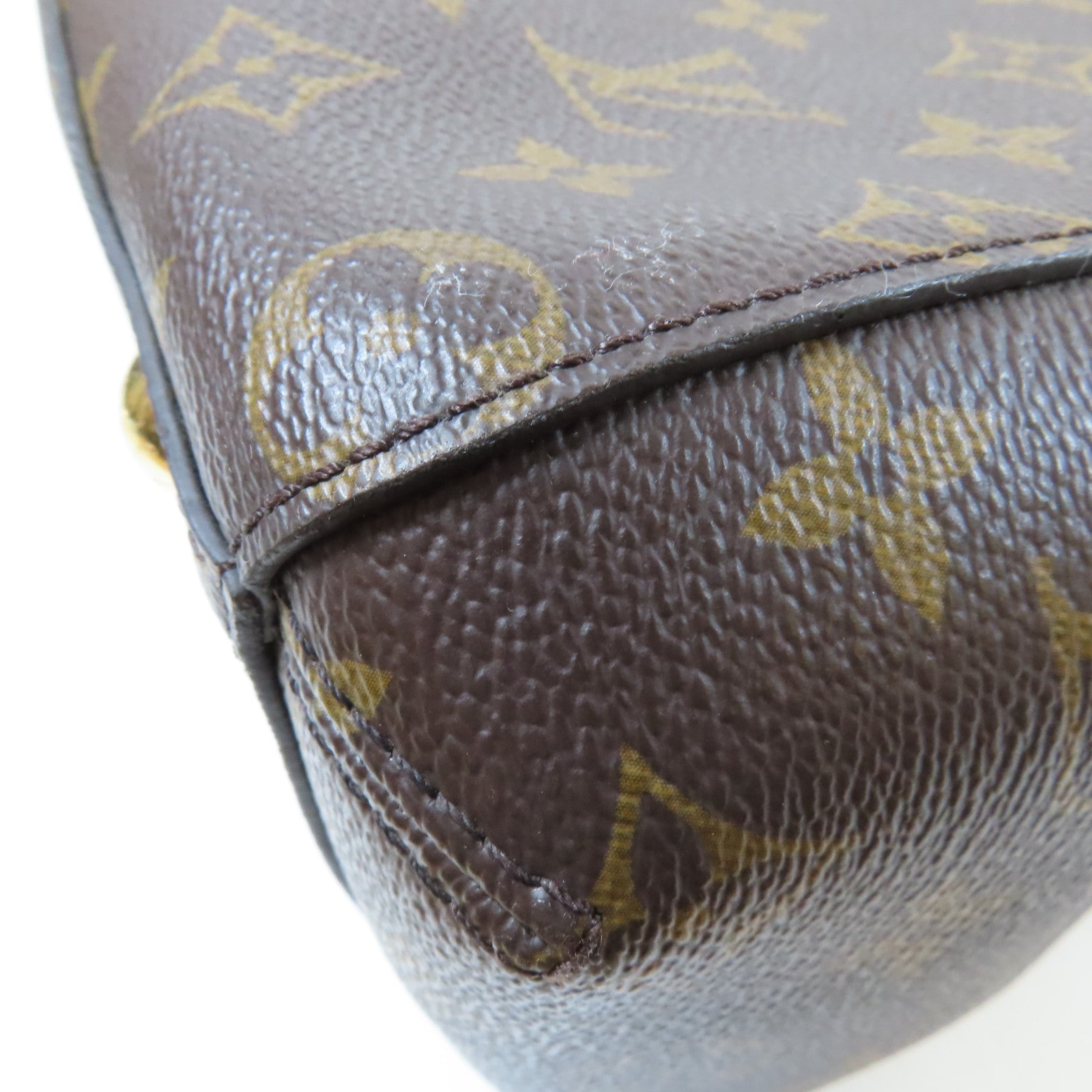 LOUIS VUITTON Monogram Montaigne金扣手挽肩背兩用袋啡色
