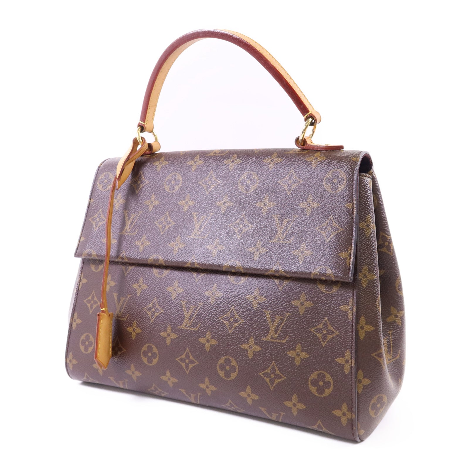 LOUIS VUITTON Monogram Cluny MM金扣手挽肩背兩用袋