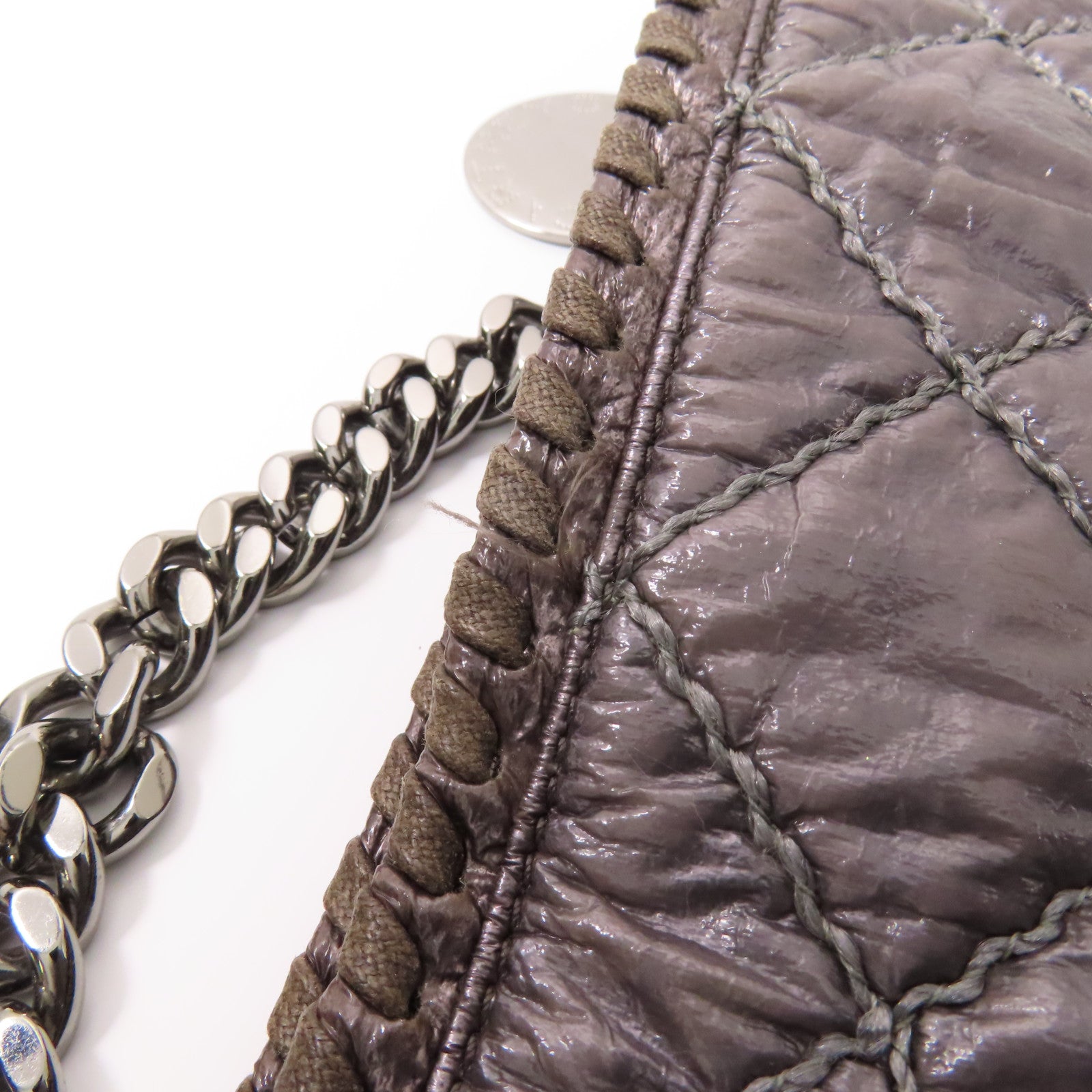 SELECTION 皮革Stella McCartney銀扣鏈帶肩背袋