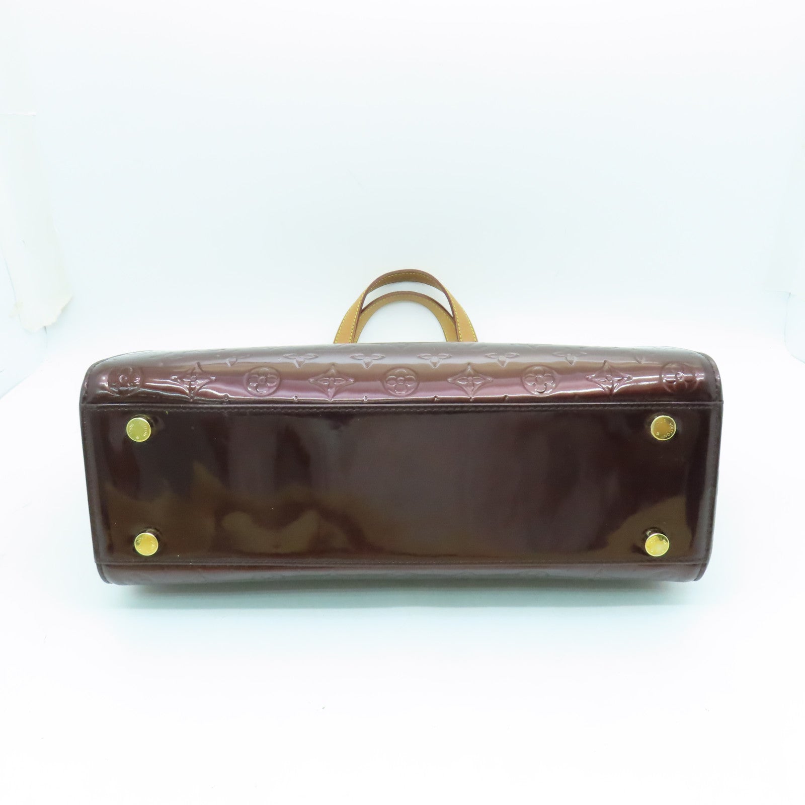 LOUIS VUITTON 【清倉大減價】Vernis Brea GM金扣手挽肩背兩用袋深啡色