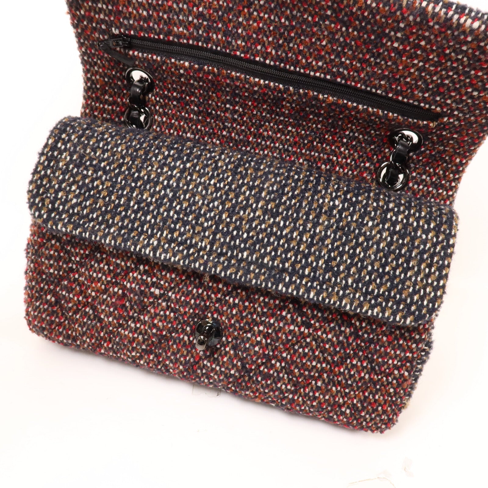 CHANEL Tweed Classic 25鏈帶肩背袋