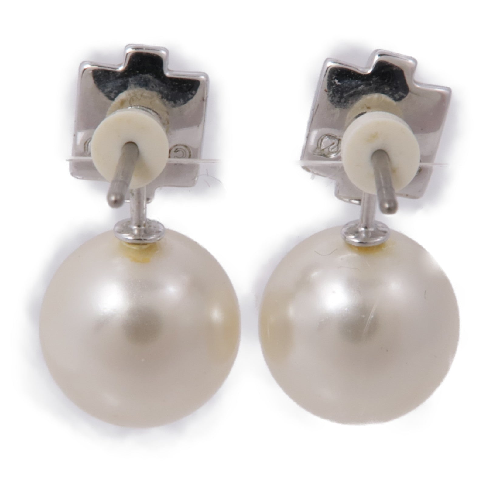 SWAROVSKI 金屬/水晶珍珠Pearl Earrings珍珠耳環