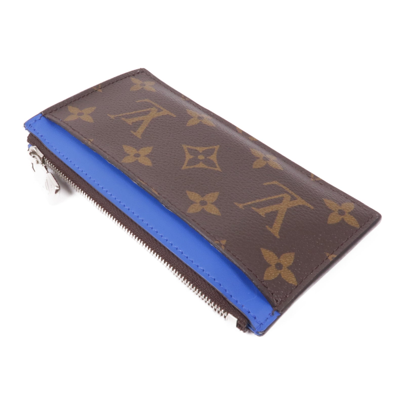 LOUIS VUITTON Monogram Coin Card Case銀扣零錢包