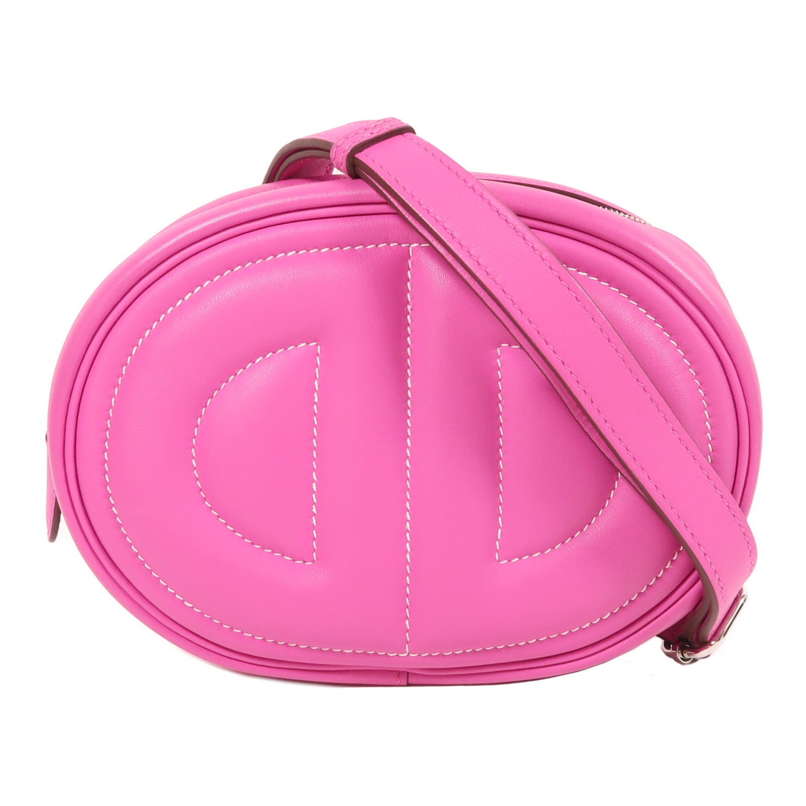 HERMES Swift皮革In The Loop Belt Bag銀扣腰包