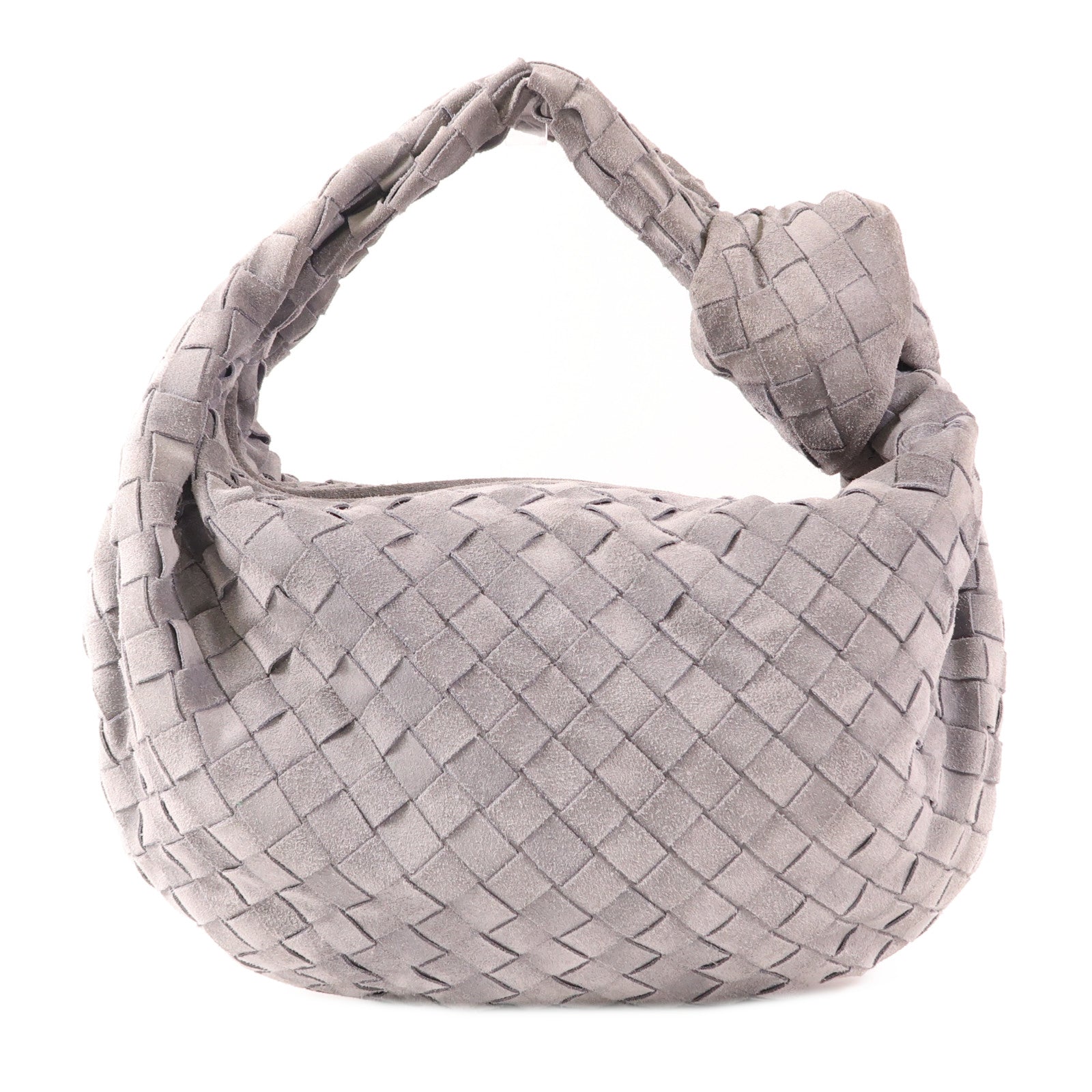 BOTTEGA VENETA 麂皮皮革Jodie金扣手挽袋