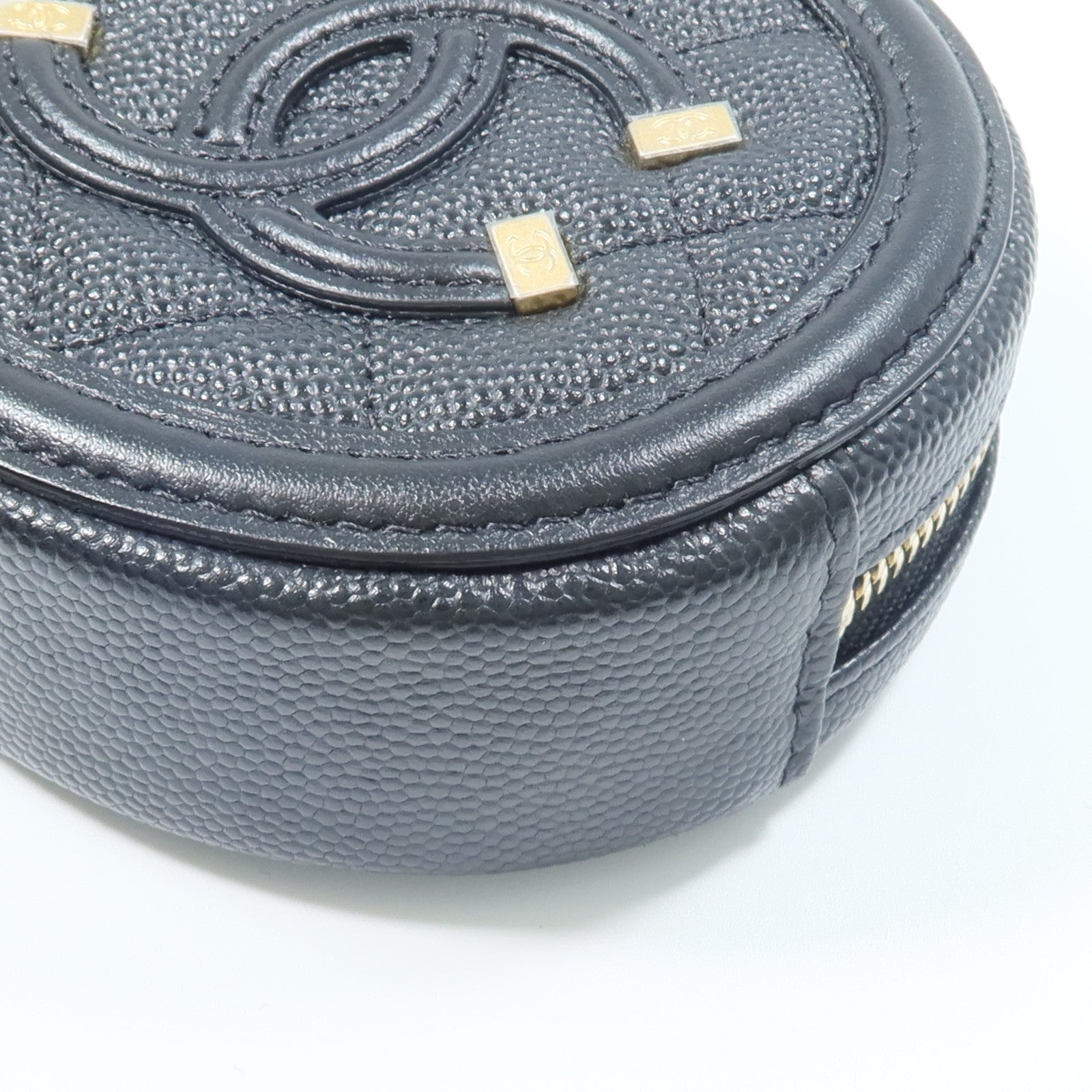 CHANEL 牛皮皮革Coin Case零錢包