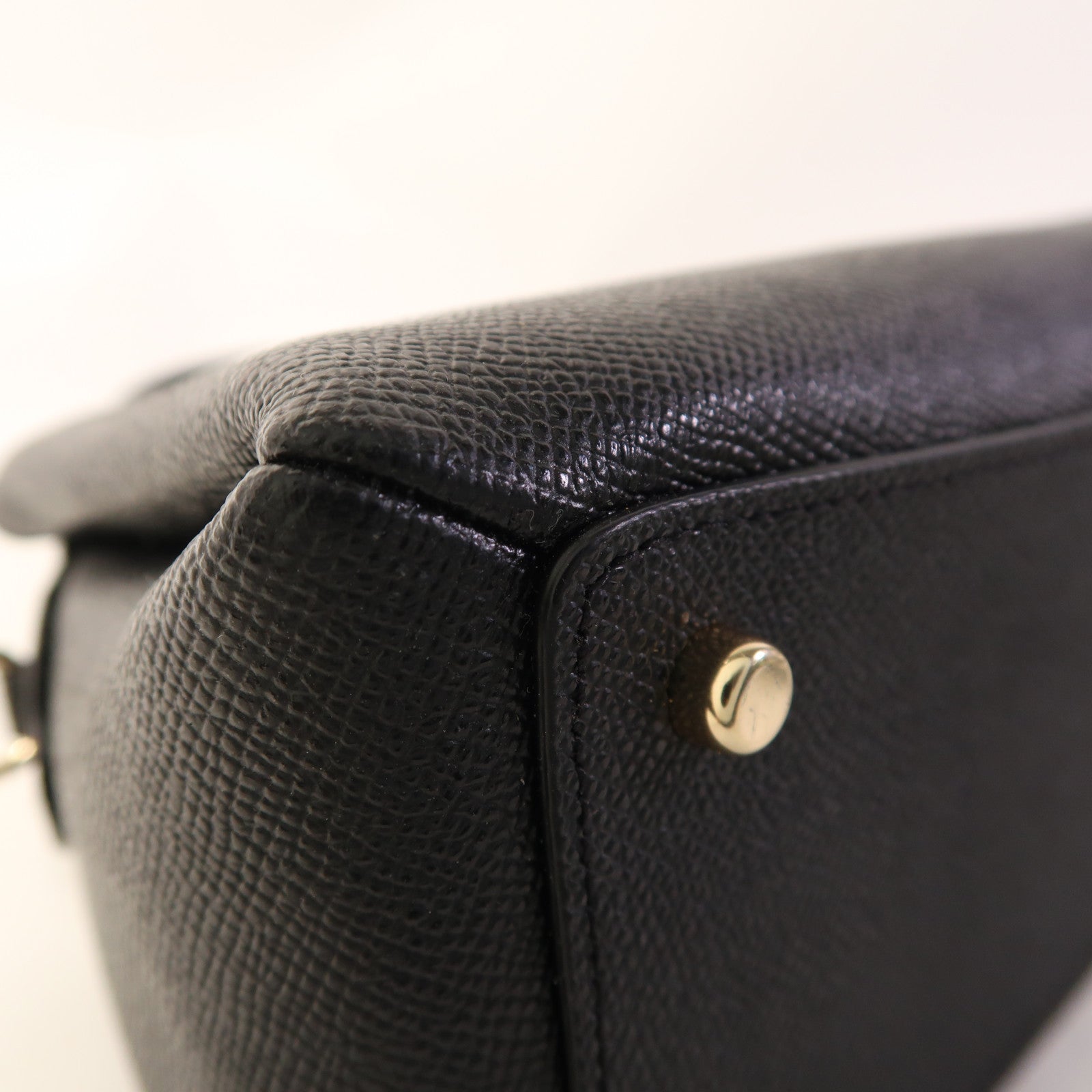 COACH 牛皮皮革Mini Lillie Carryall金扣手挽肩背兩用袋