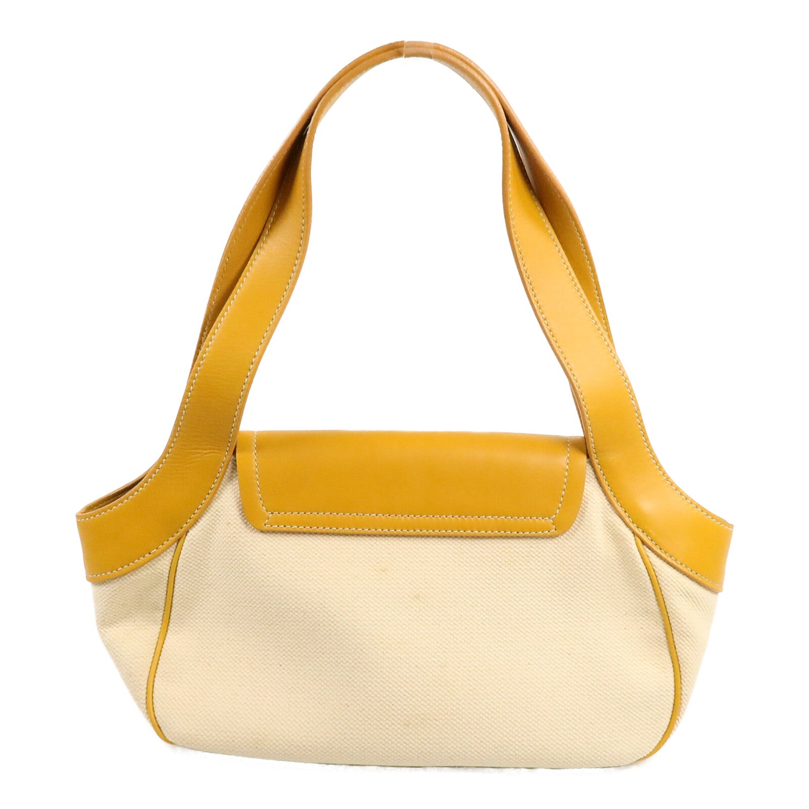 PRADA 牛皮皮革/帆布Shoulder Bag肩背袋