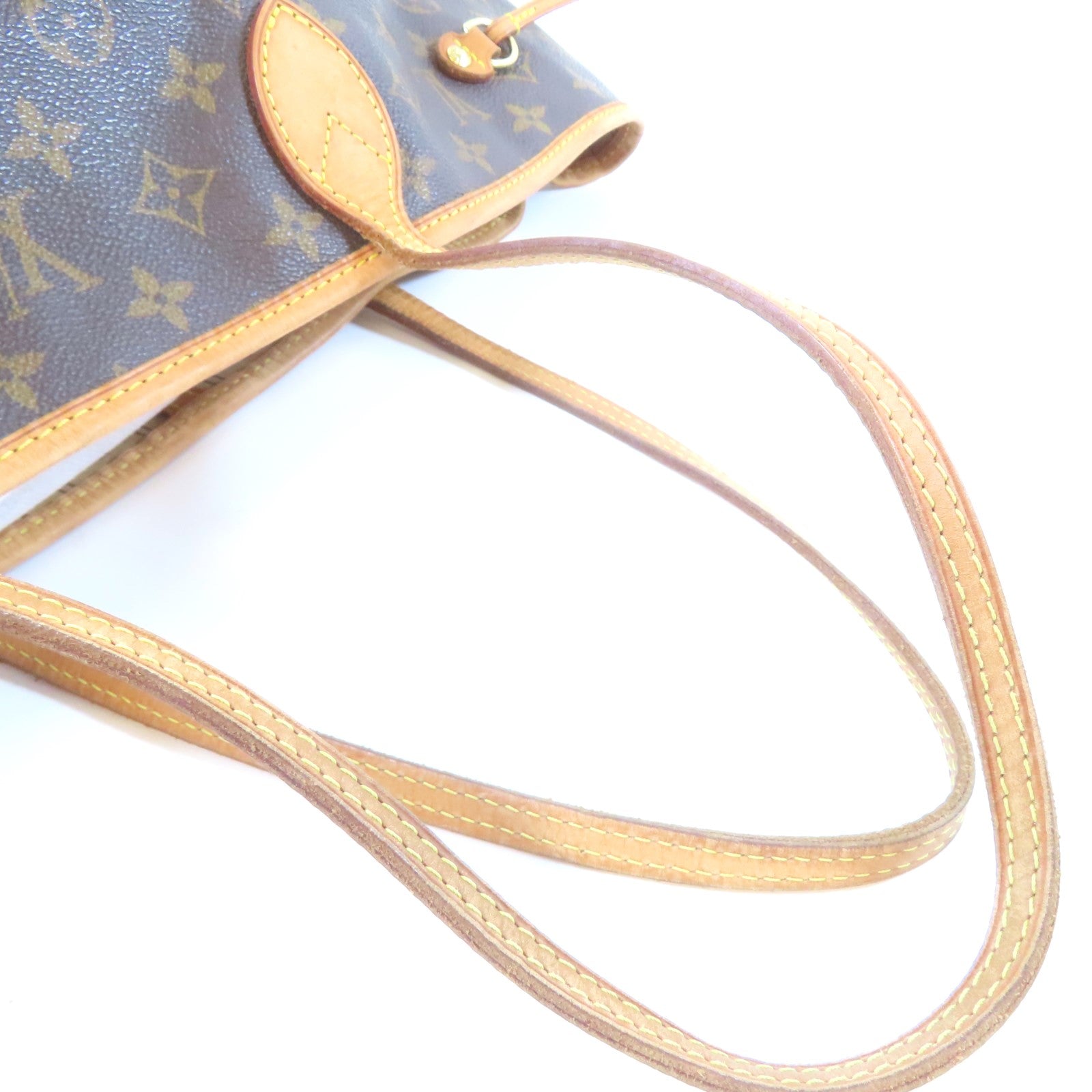 LOUIS VUITTON Monogram Neverfull GM金扣肩背袋啡色