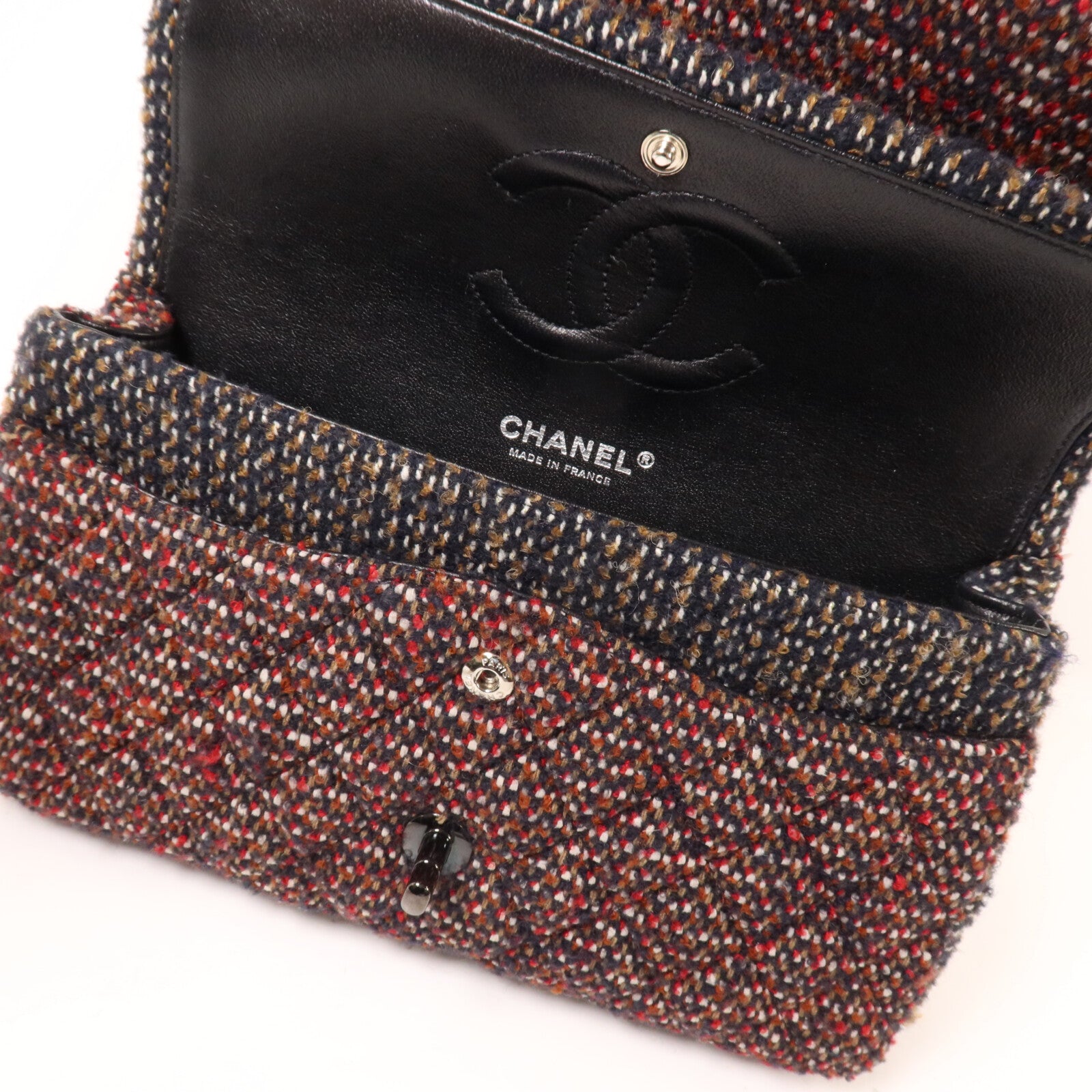 CHANEL Tweed Classic 25鏈帶肩背袋