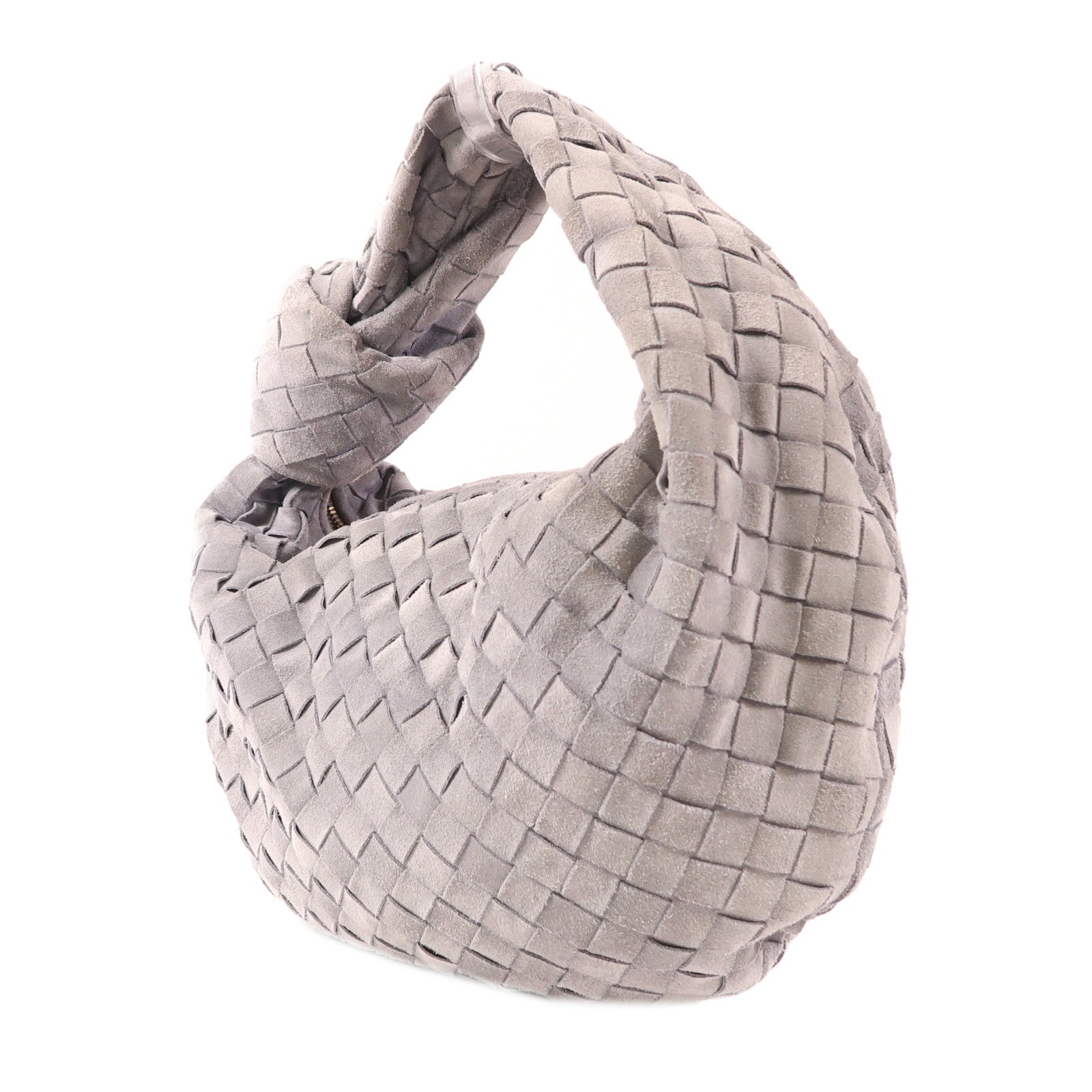 BOTTEGA VENETA 麂皮皮革Jodie金扣手挽袋
