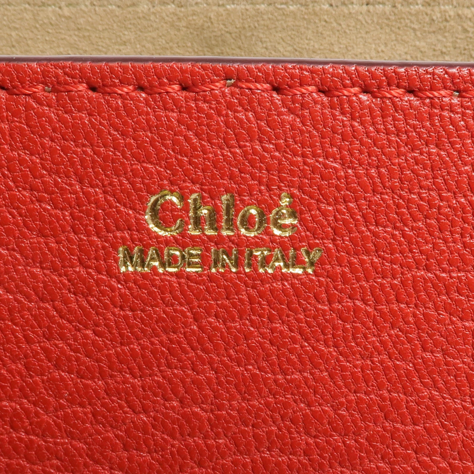 Chloe 【激減優惠】牛皮皮革Drew Bag金扣鏈帶肩背袋