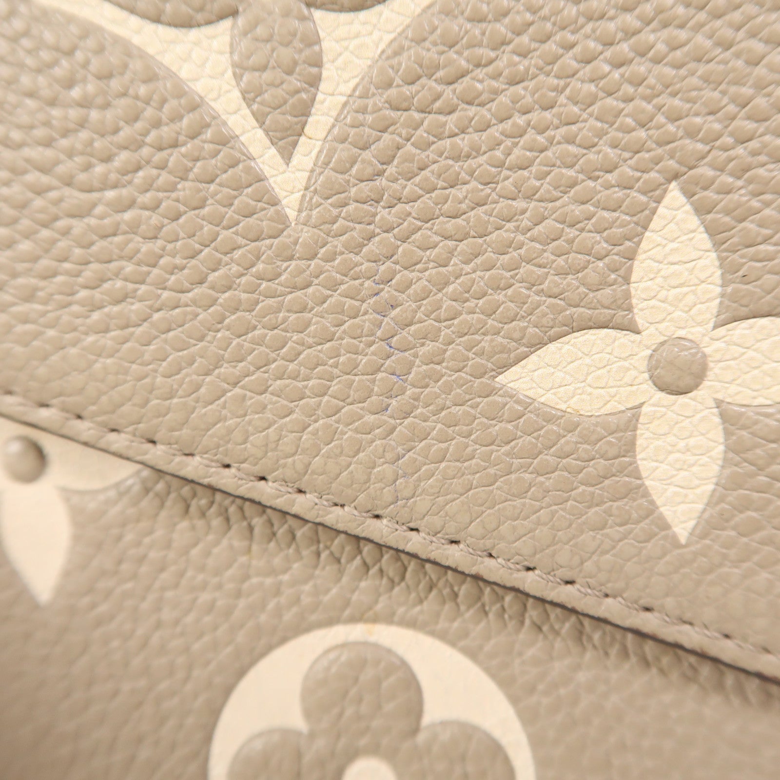 LOUIS VUITTON Monogram Empreinte Felicie Pochette金扣鏈帶肩背袋