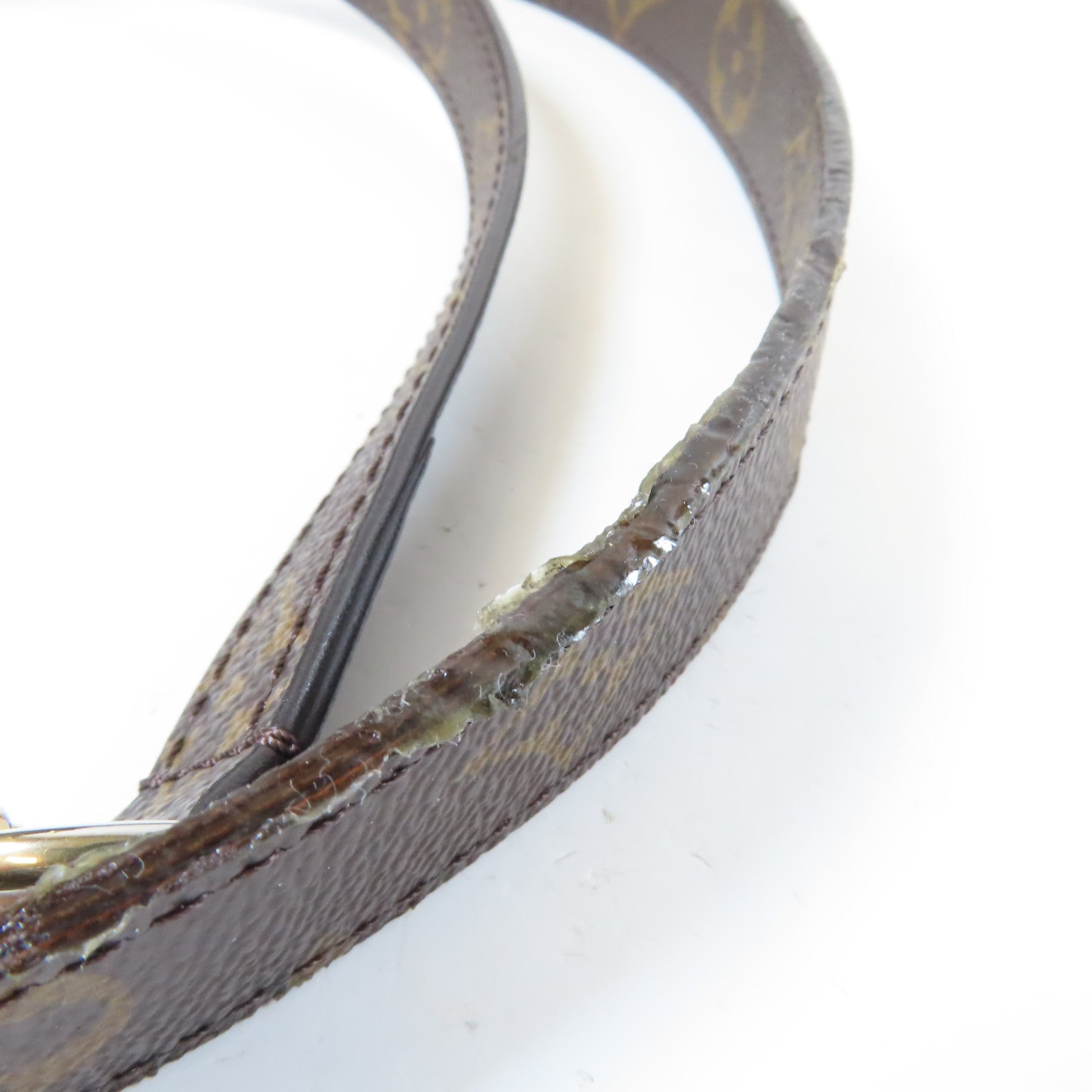 LOUIS VUITTON Monogram Montaigne金扣手挽肩背兩用袋啡色