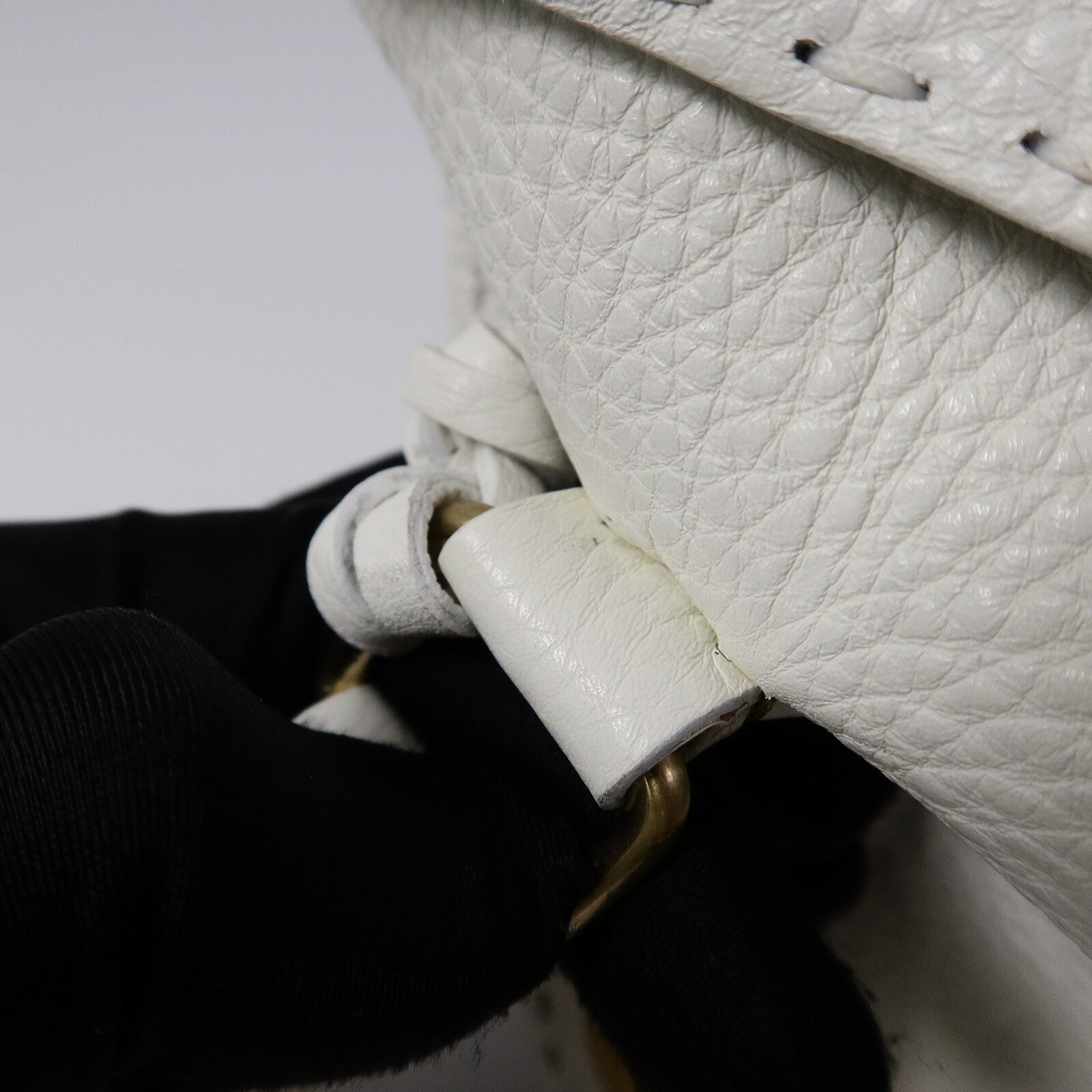 FENDI 牛皮皮革Selleria Linda Bag手挽袋