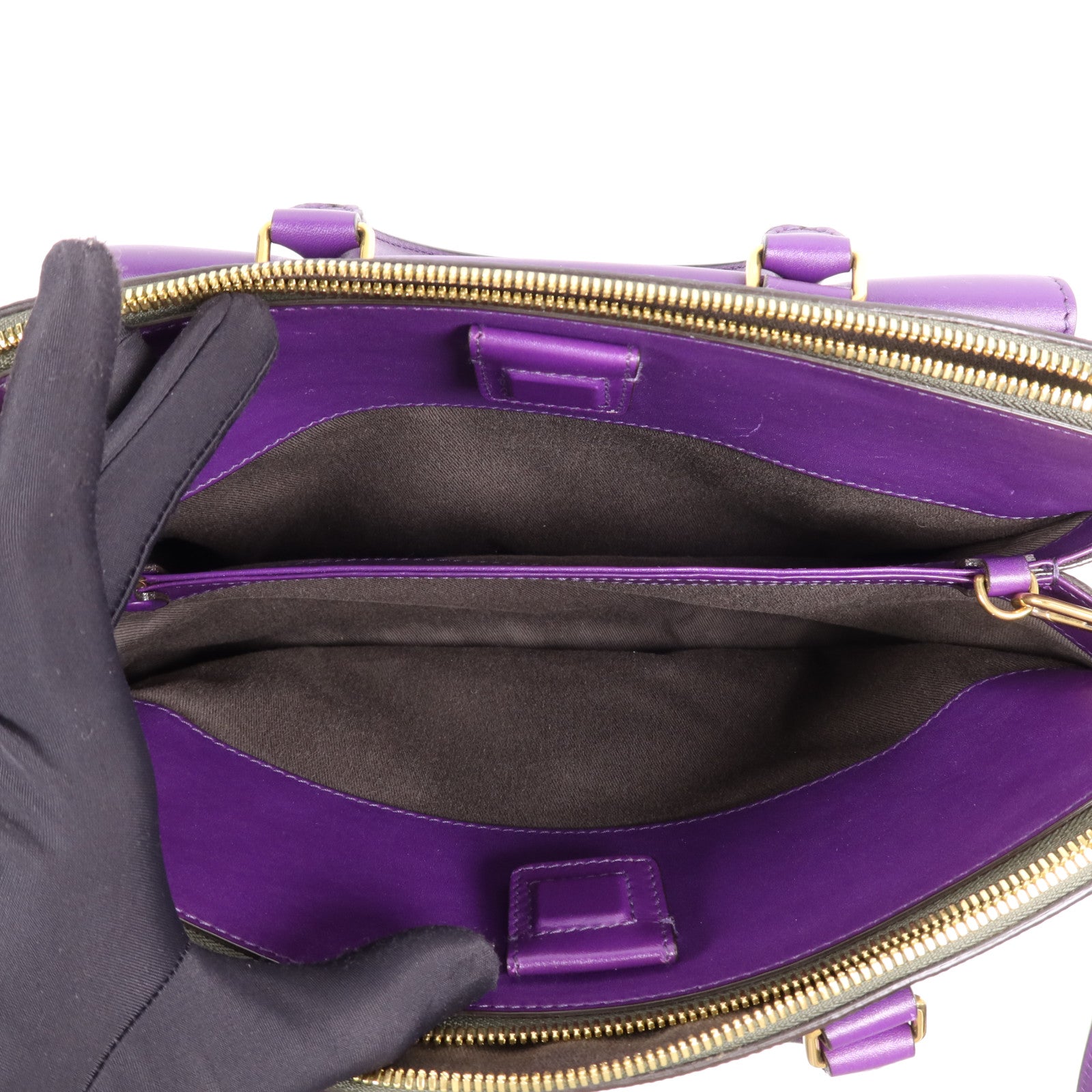 BALLY 牛皮皮革2 Way Shoulder Bag金扣手挽肩背兩用袋